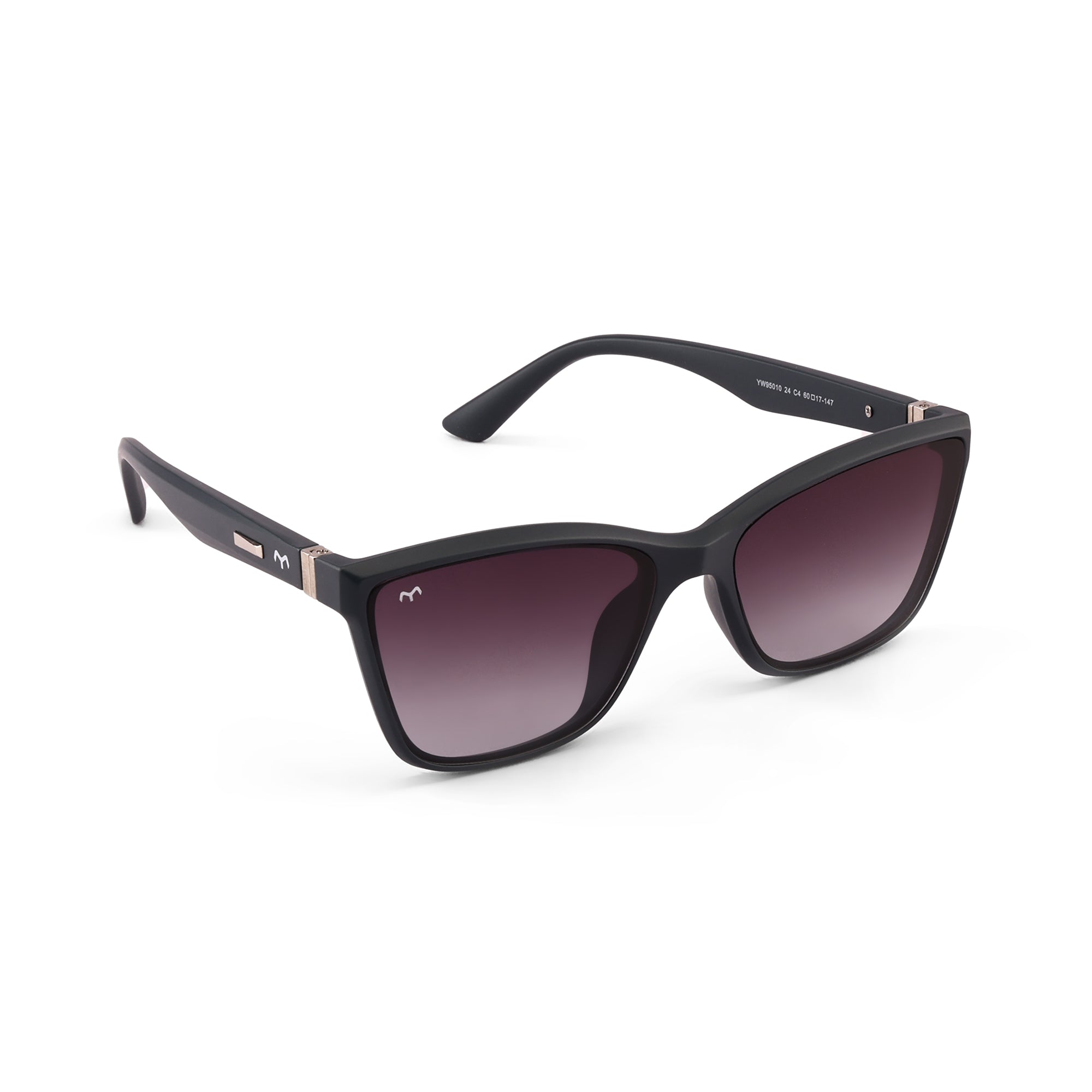 Flirt - Shell Black Cat Eye Sunglasses