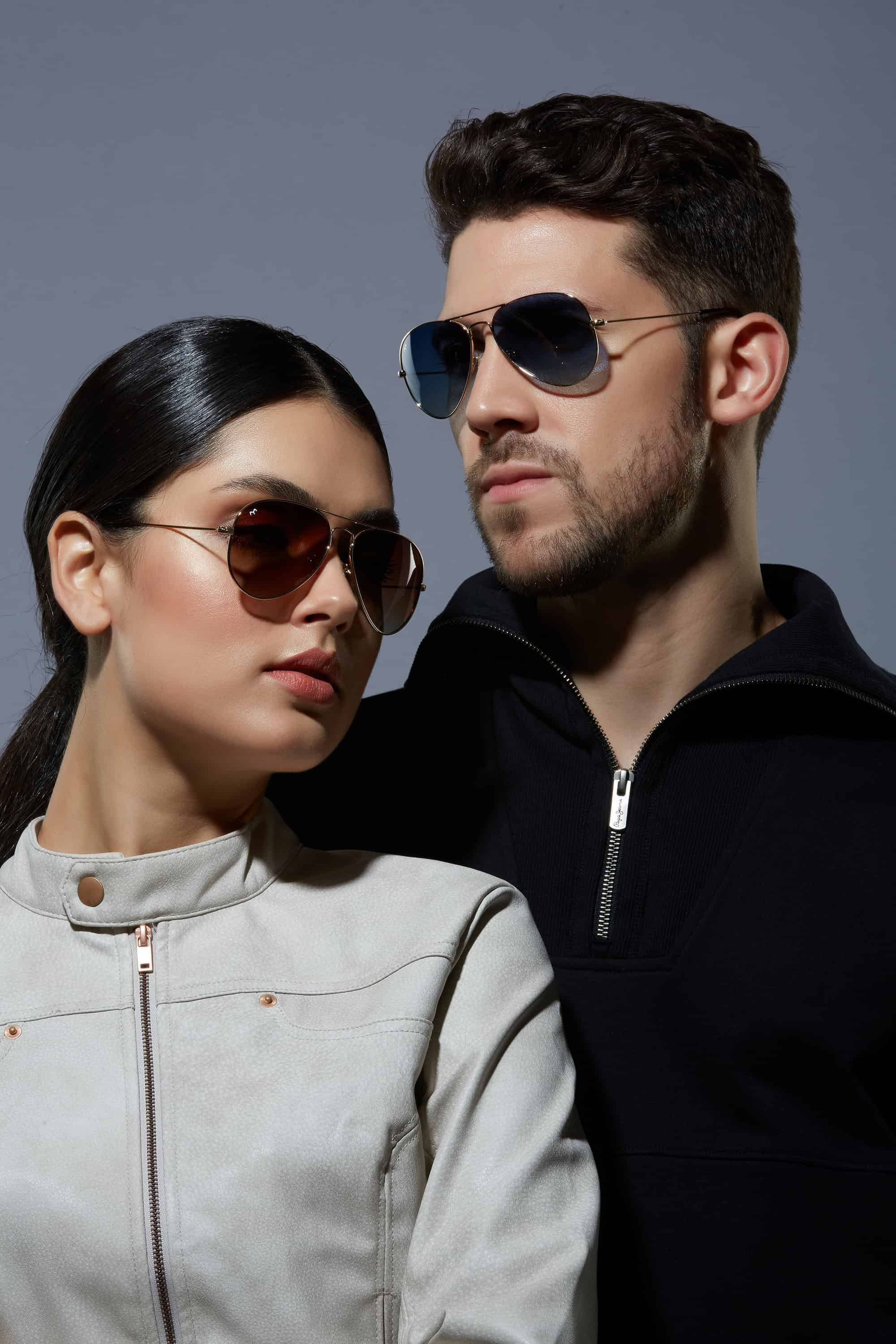 Paviora - TR Metal Maroon Aviator Sunglasses