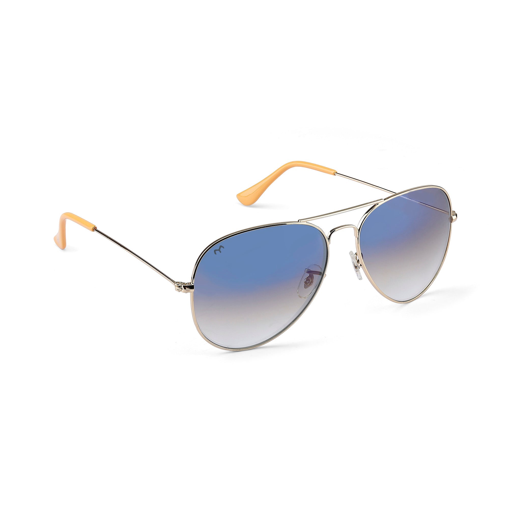 Flyboy - Metal Blue Aviator Sunglasses for Men