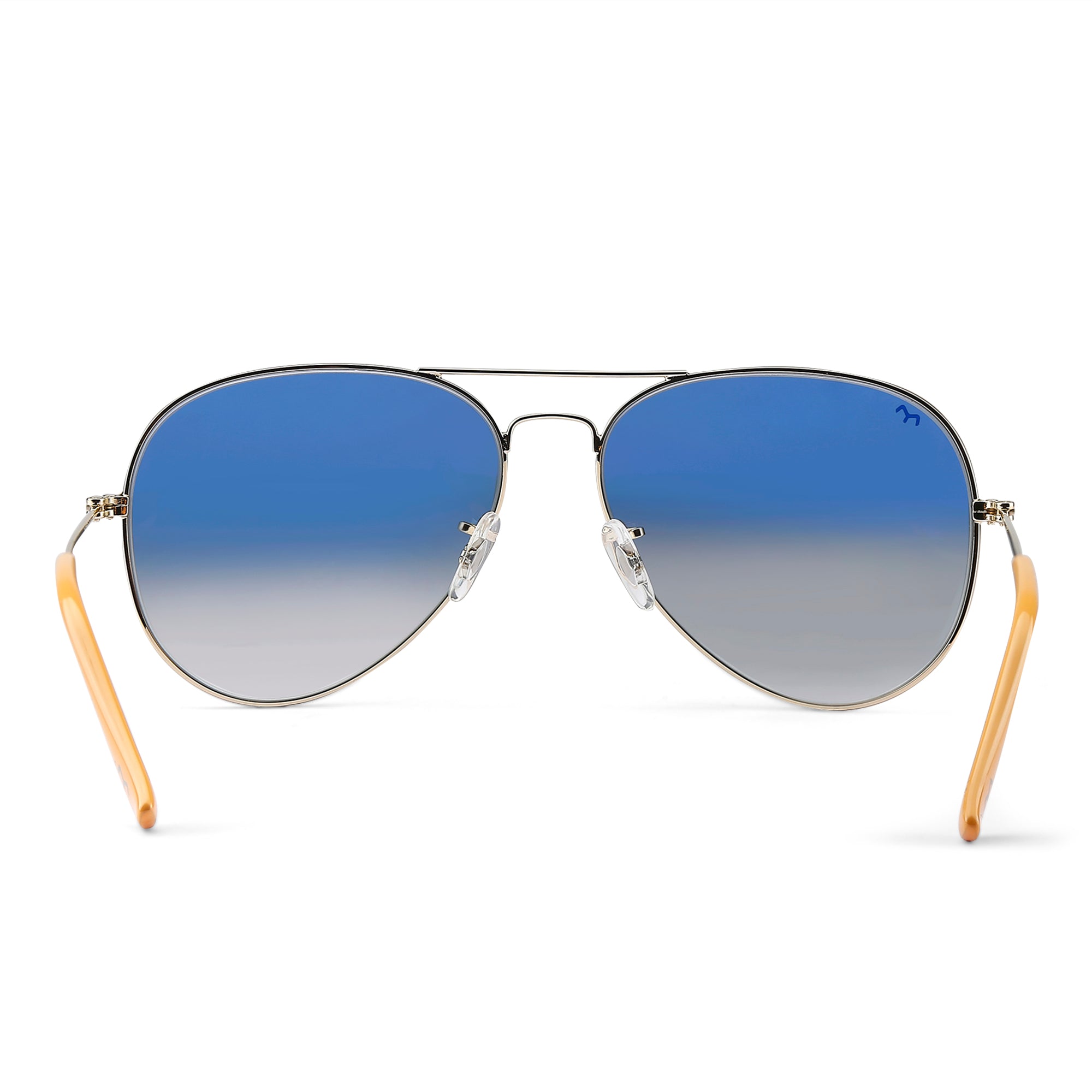 Flyboy - Metal Blue Aviator Sunglasses for Men