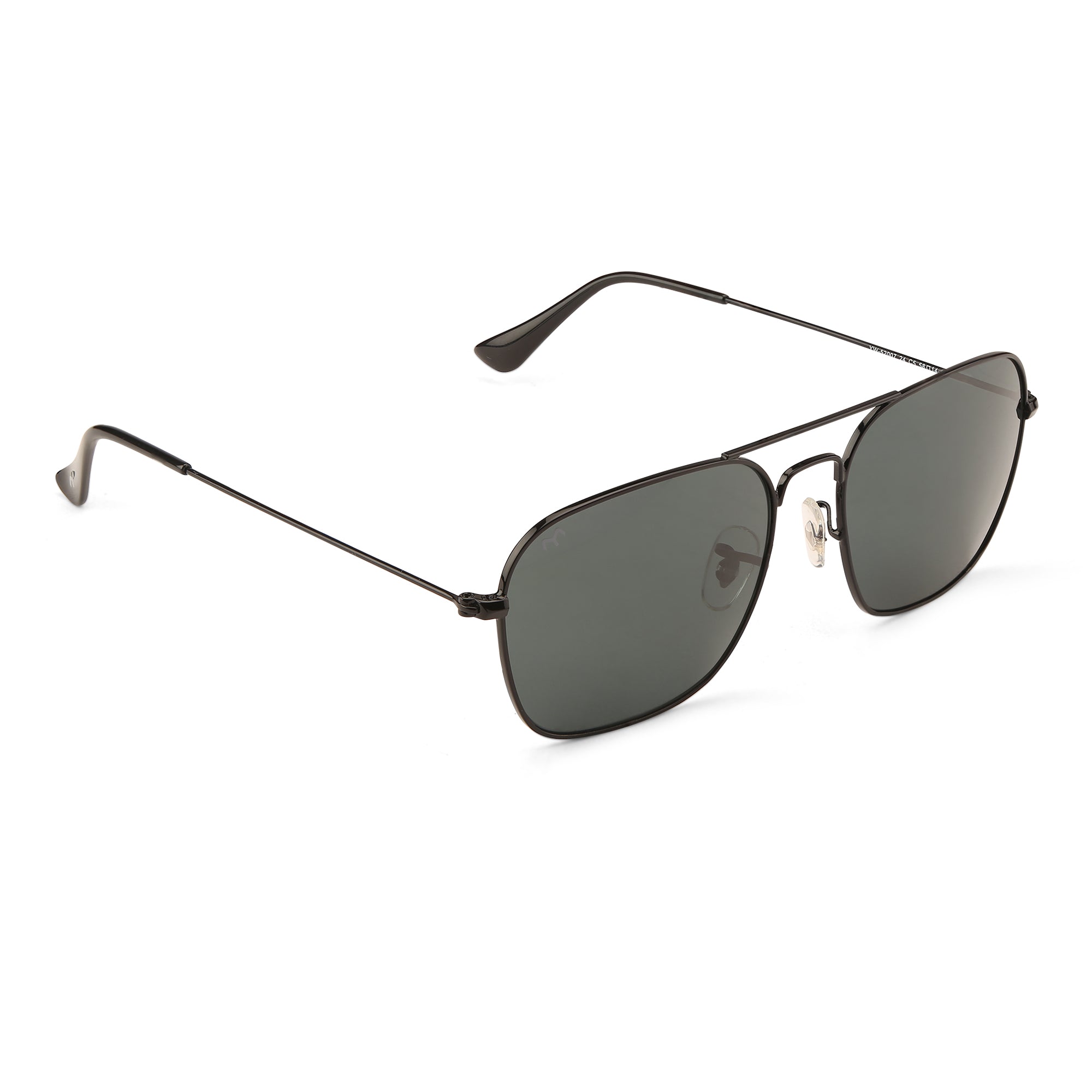 ClearBox - Blue Metal Unisex Rectangle Sunglasses