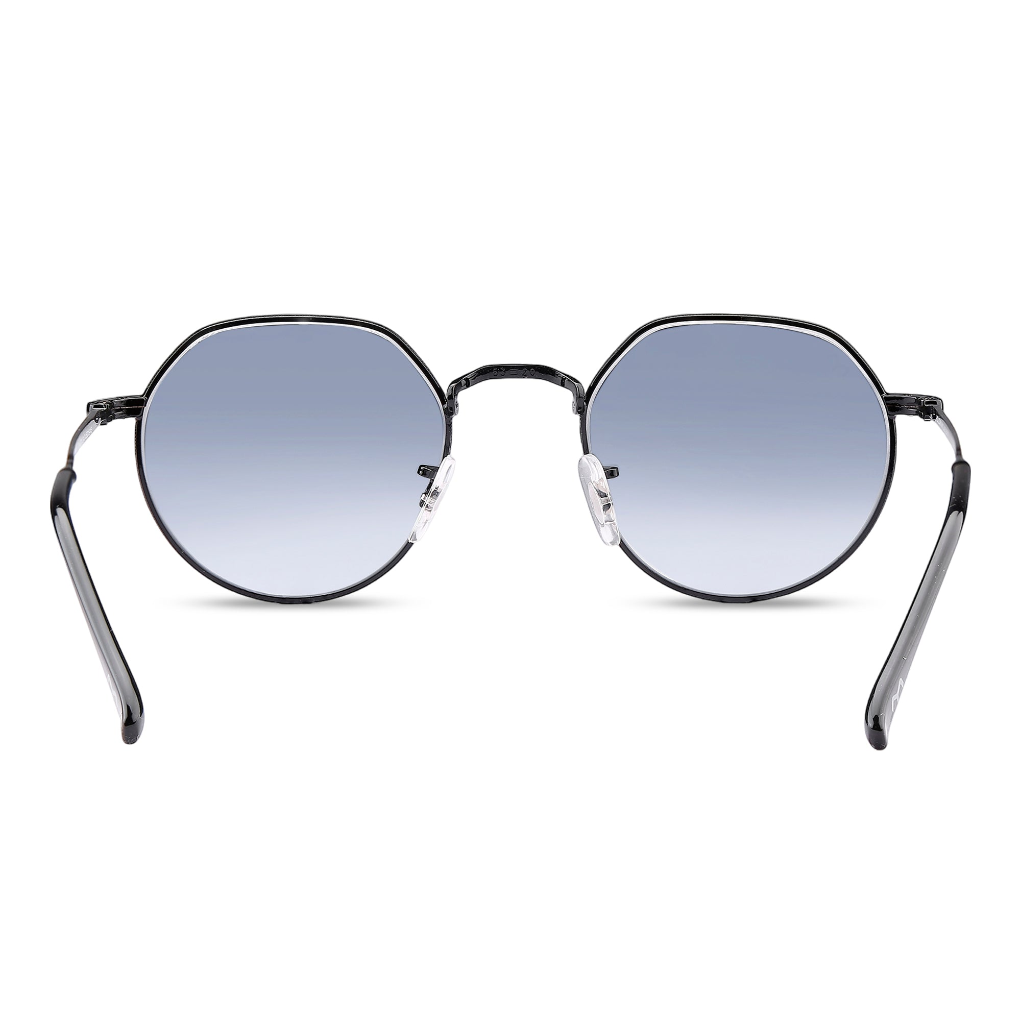 HexStar - Black Metal Unisex Hexagon Sunglasses