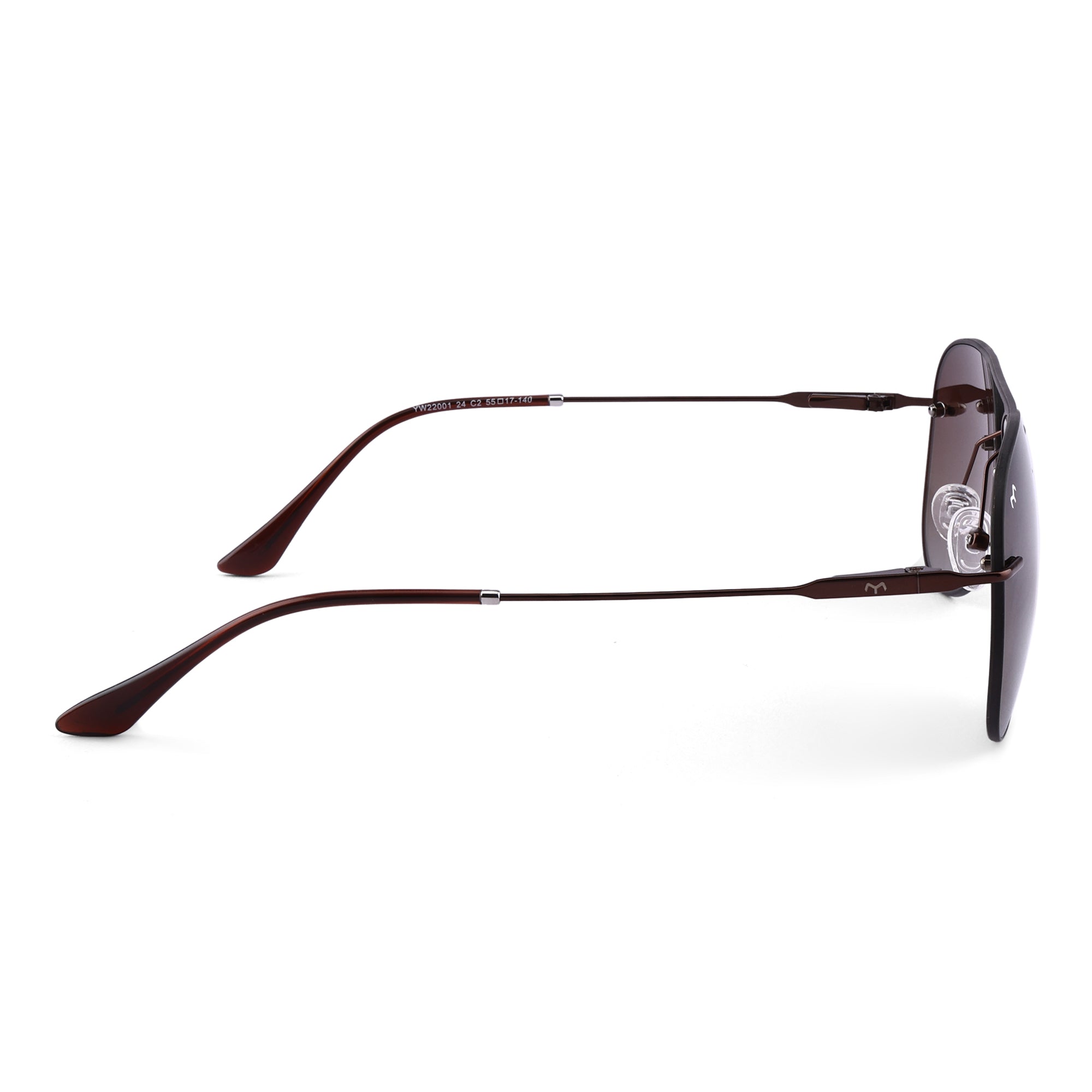 Paviora - TR Metal Brown Aviator Sunglasses