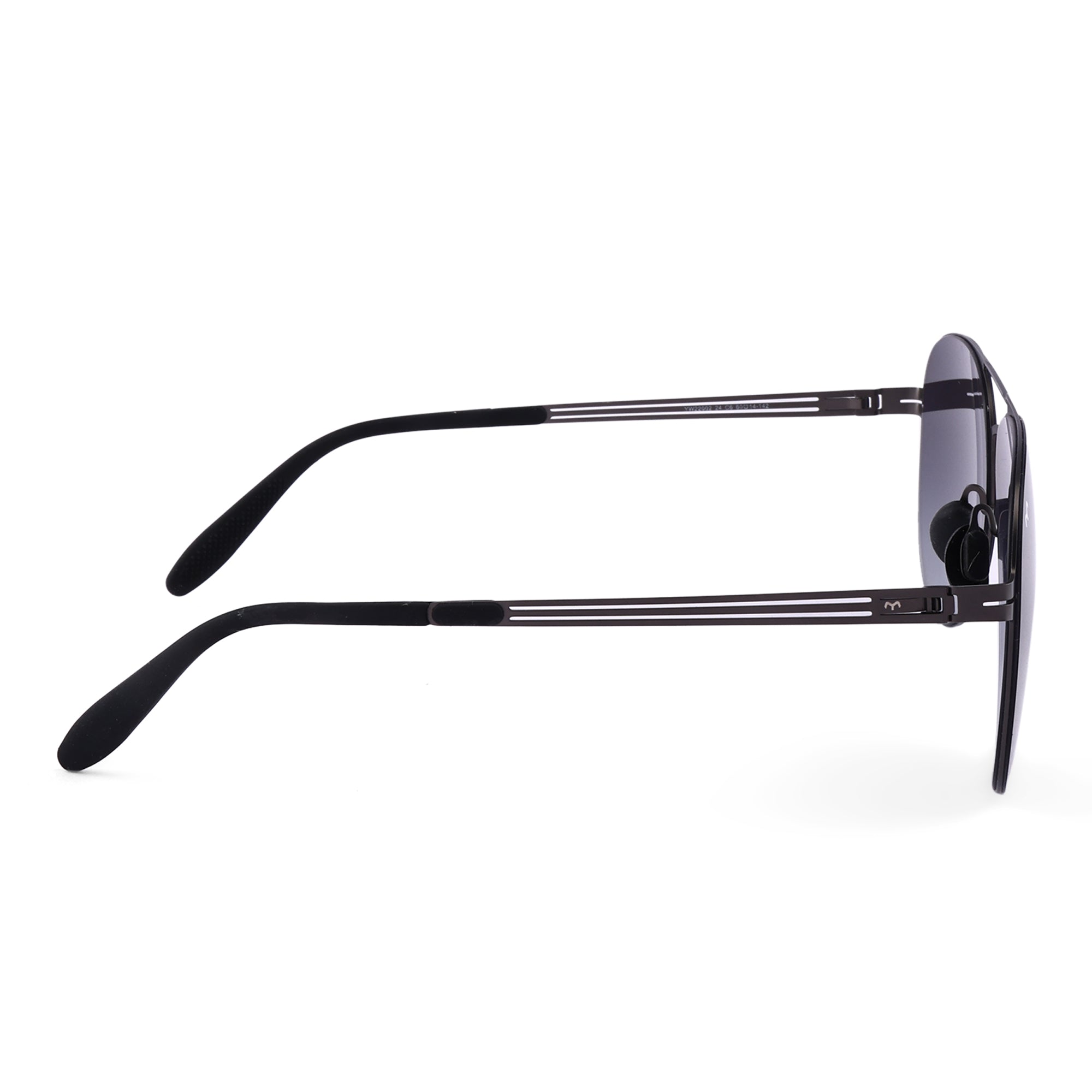 Maverick - Black Metal Aviator Sunglasses for Men