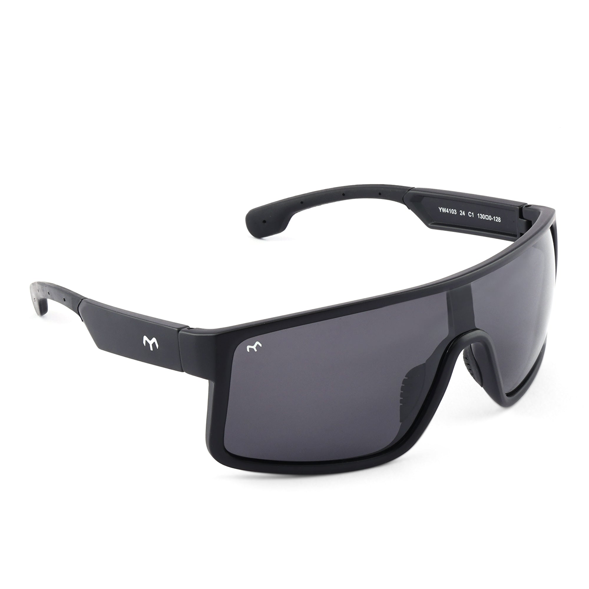 GameOn - TR PC Lens Black Polarized Sunglasses for Men