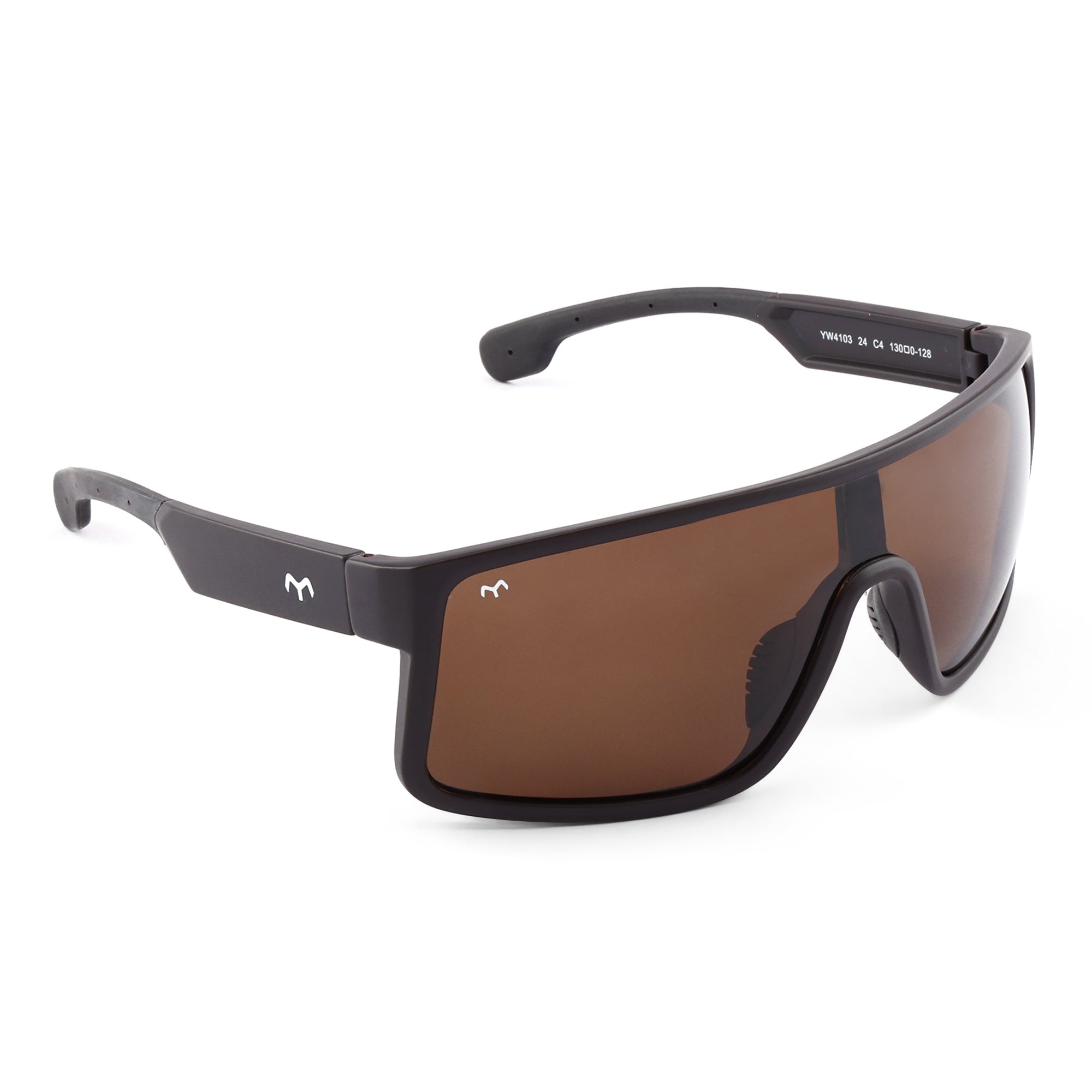 GameOn - TR PC Lens Brown Polarized Sunglasses for Men