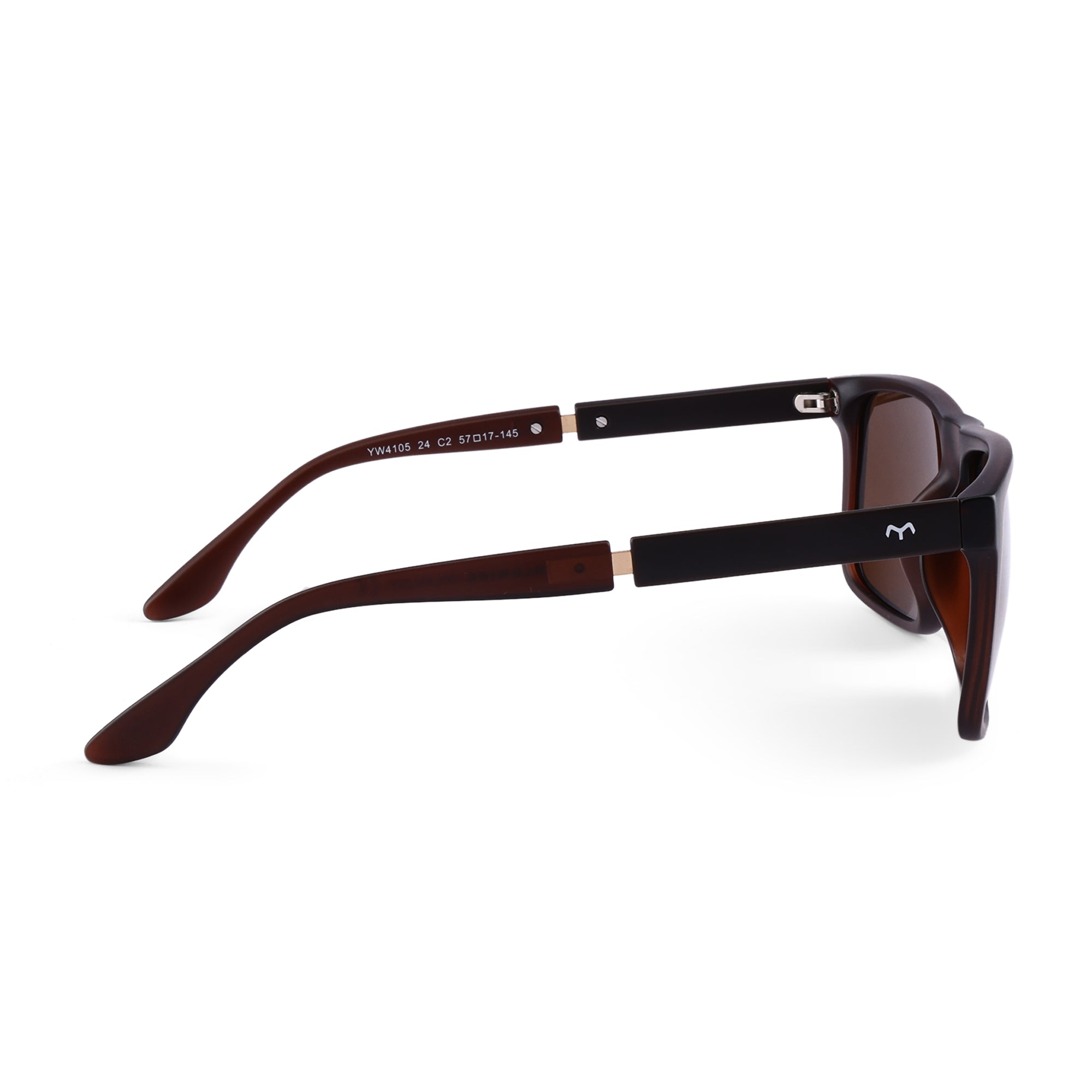 BoldBox - TR Big Square Black Polarized Sunglasses for Men