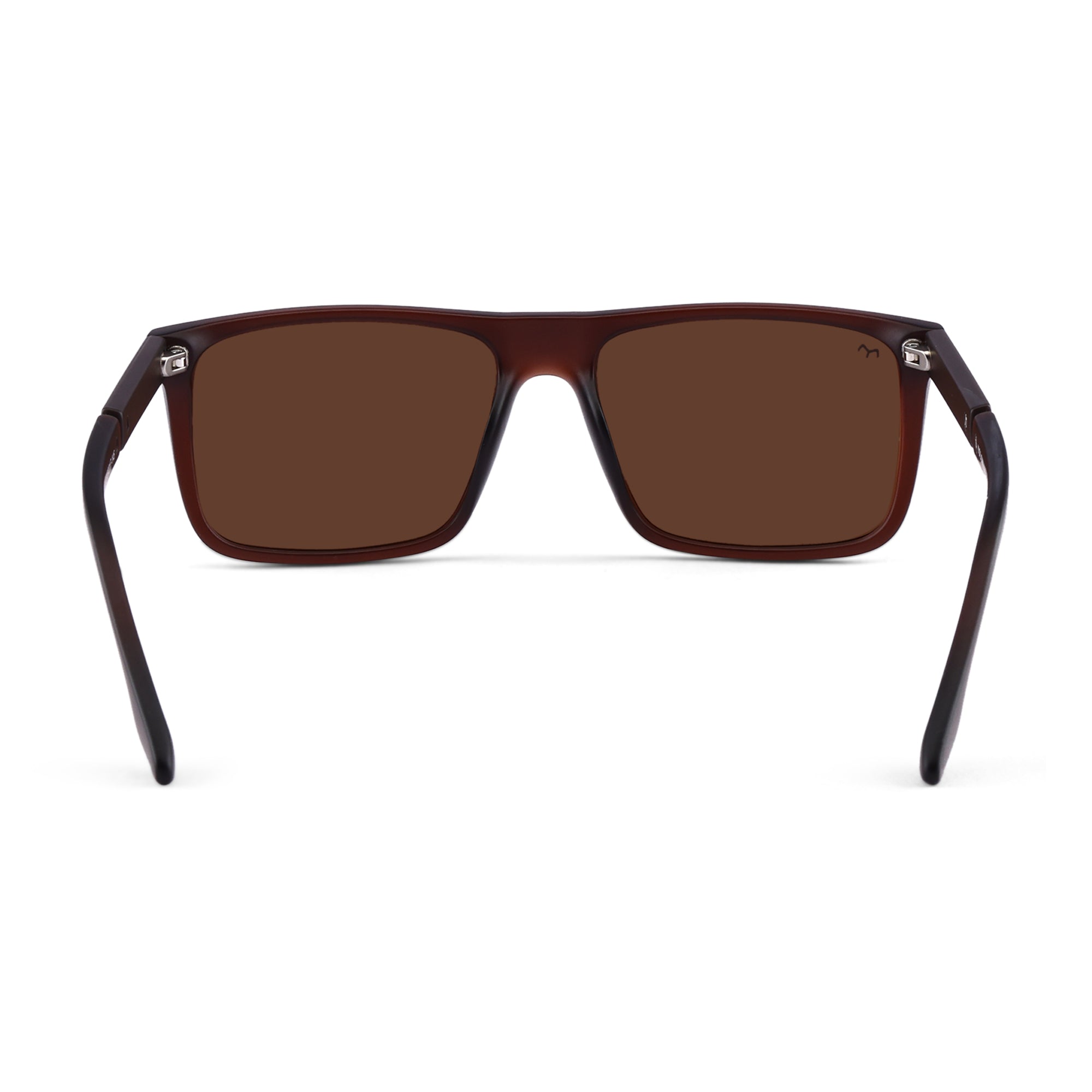 BoldBox - TR Big Square Black Polarized Sunglasses for Men