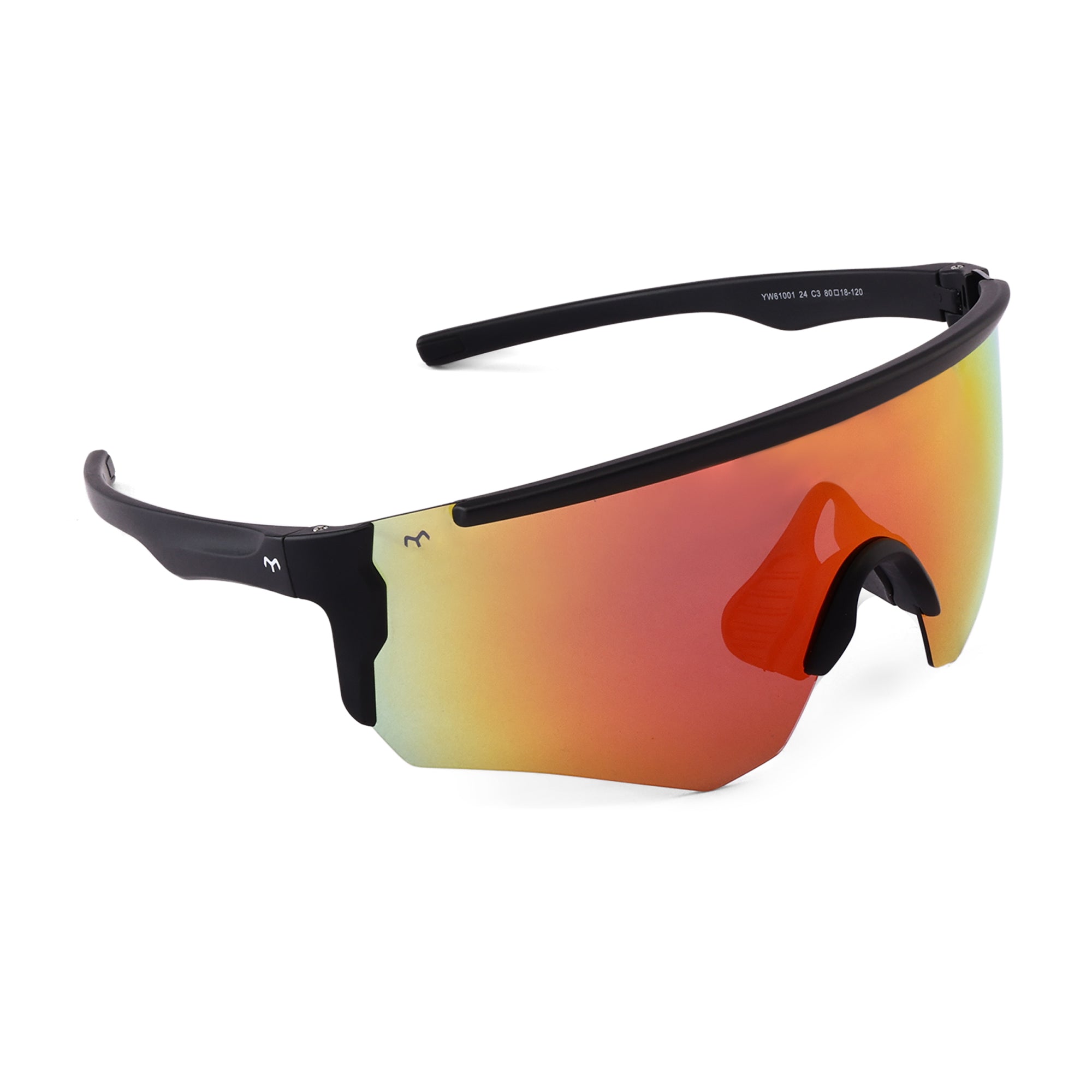 BoxAngle - TR Rectangle Orange Sports Sunglasses