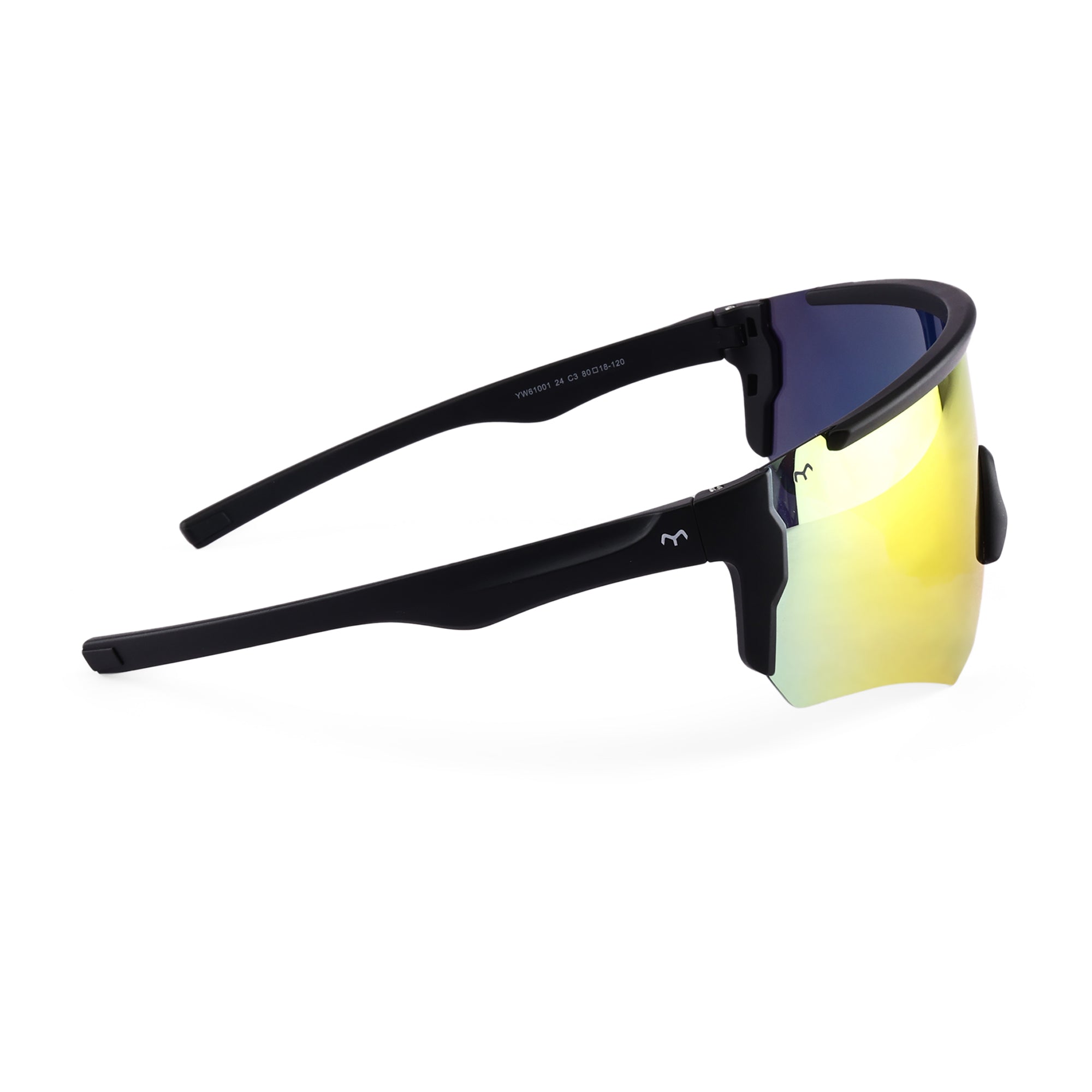 BoxAngle - TR Rectangle Orange Sports Sunglasses
