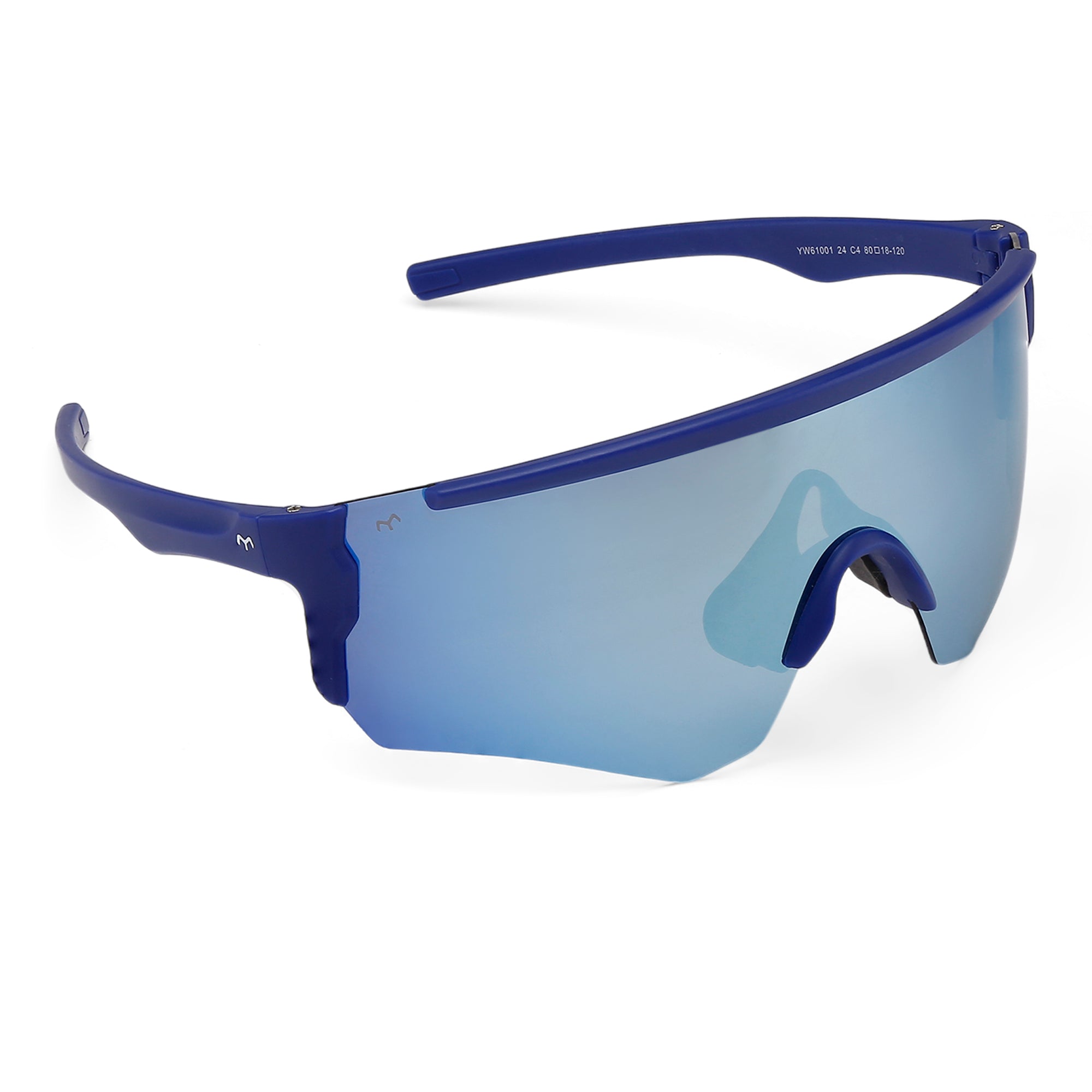 BoxAngle - TR Rectangle Blue Sports Sunglasses