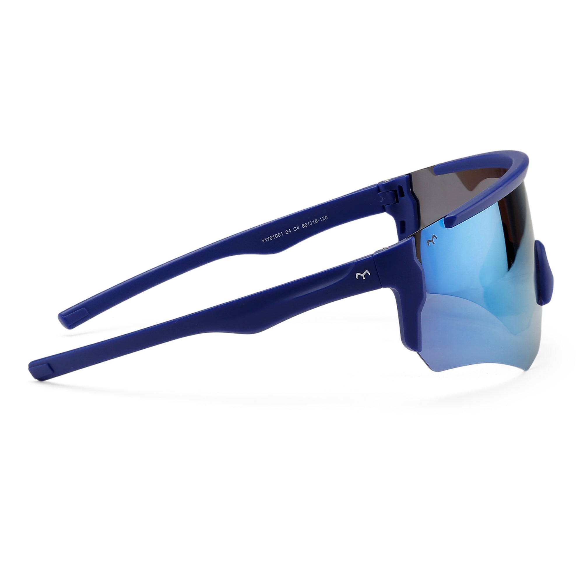 BoxAngle - TR Rectangle Blue Sports Sunglasses