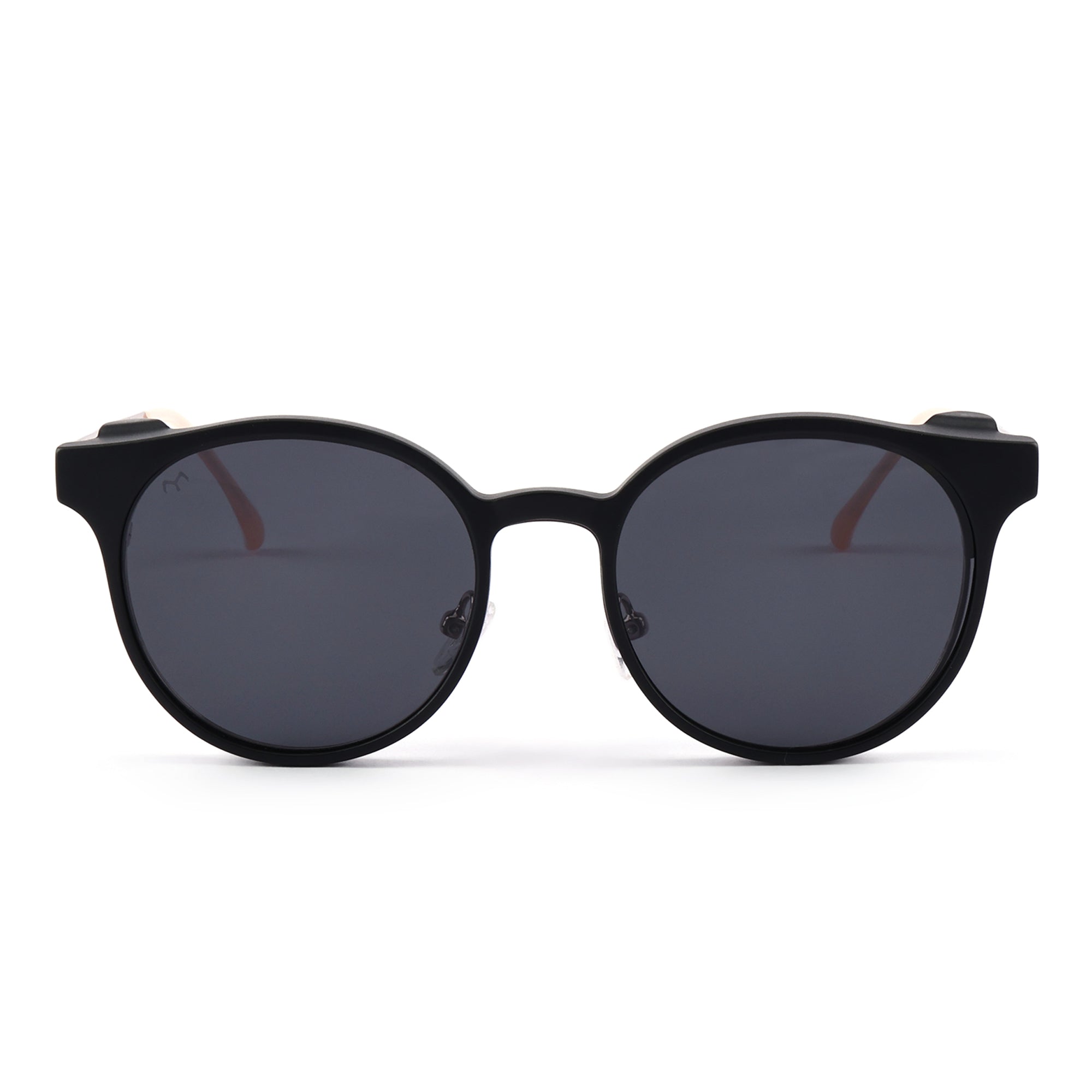 Ovaleez - Metal Black Unisex Oval Clip-on Glasses