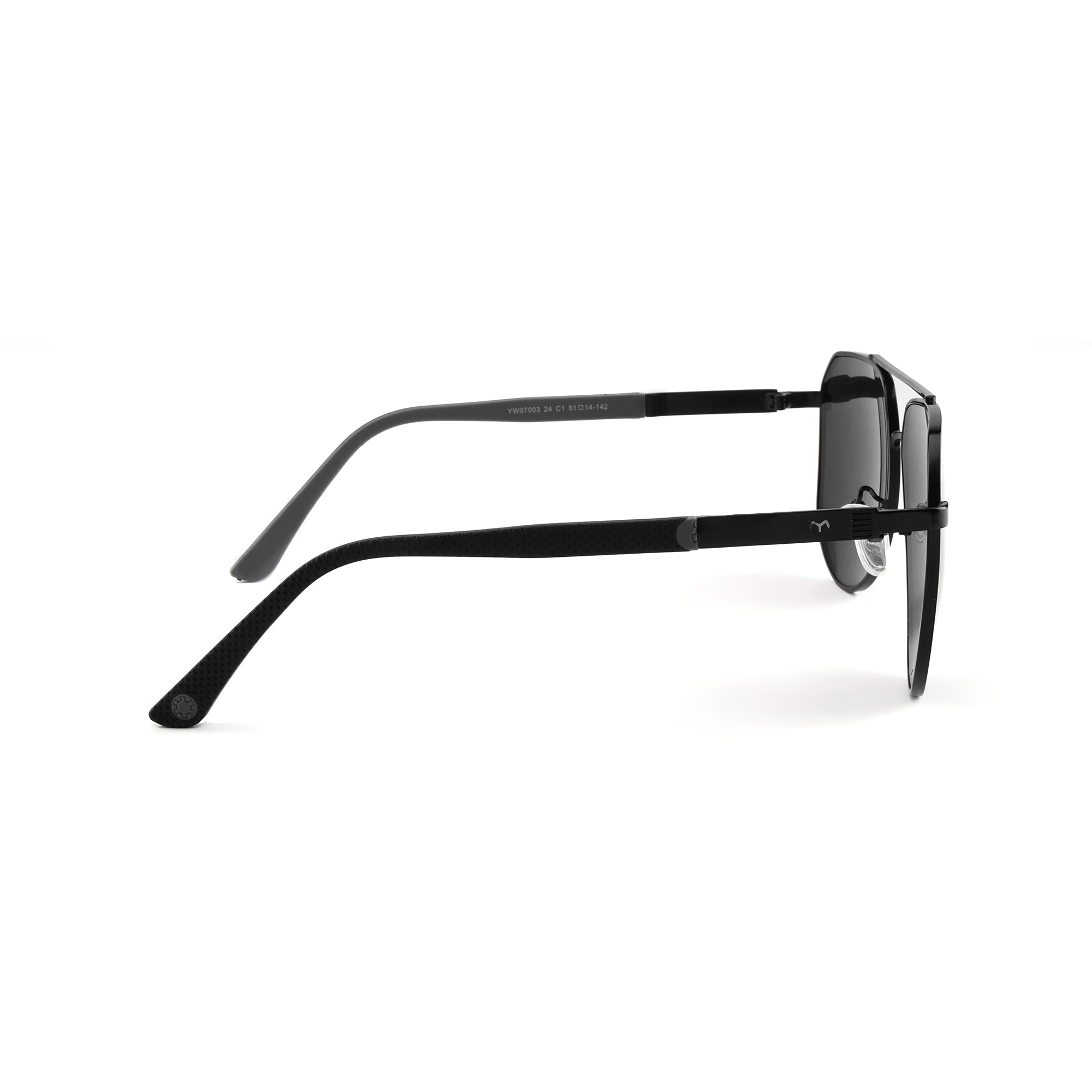 Flytors - Metal Black Aviator Sunglasses for Men