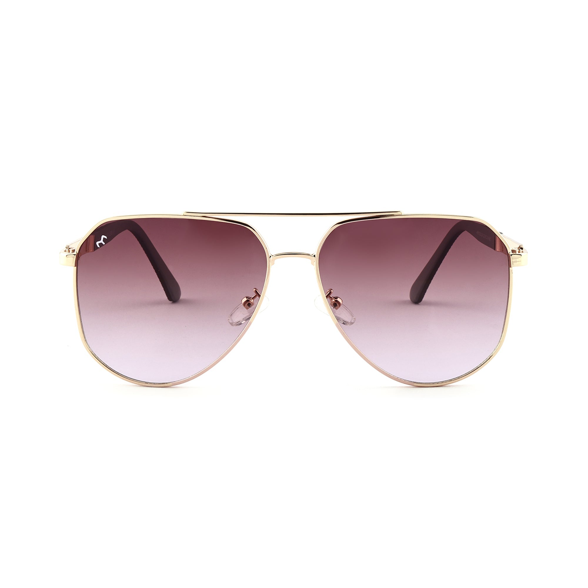 Flytors - Metal Brown Aviator Sunglasses for Men