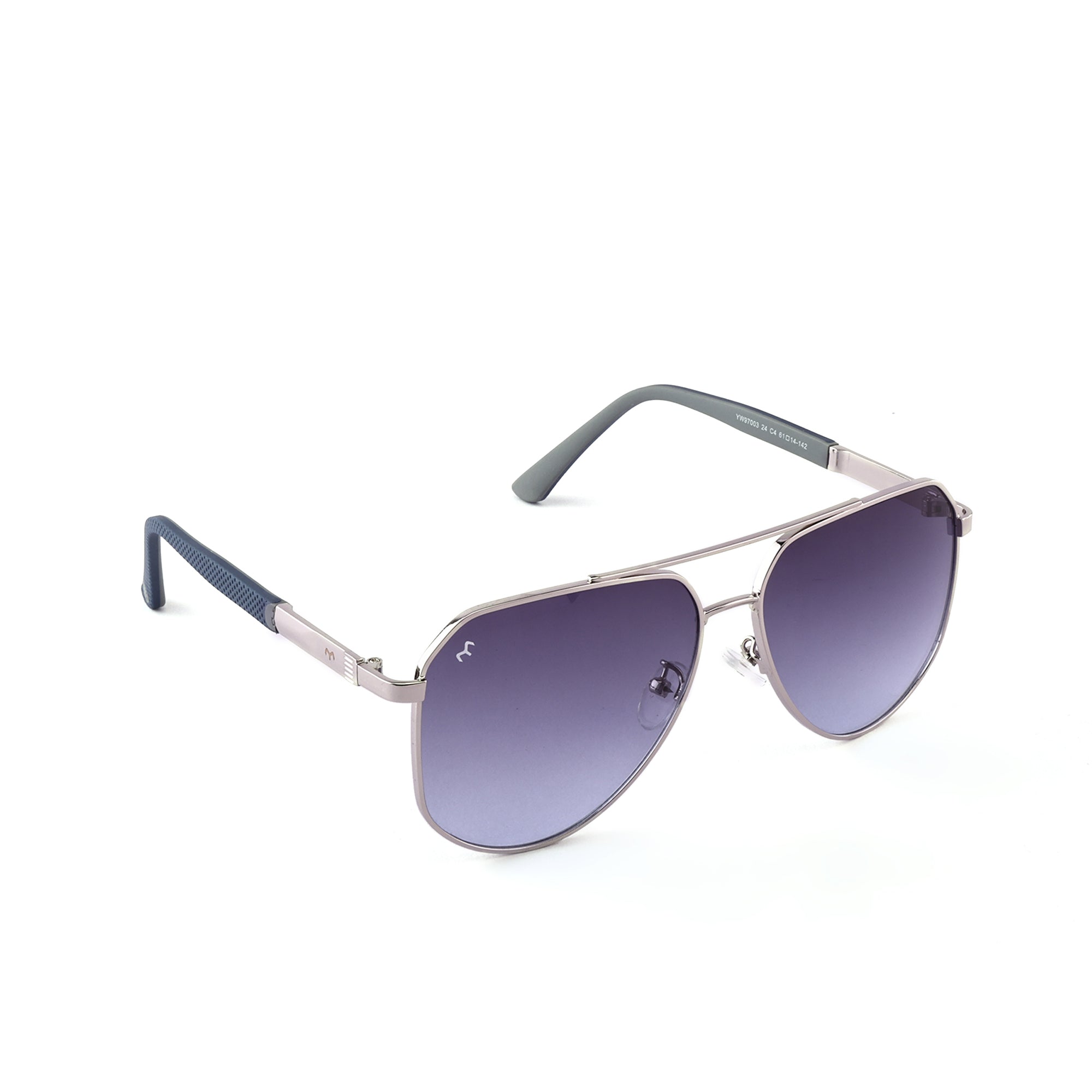 Flytors - Metal Blue Aviator Sunglasses for Men