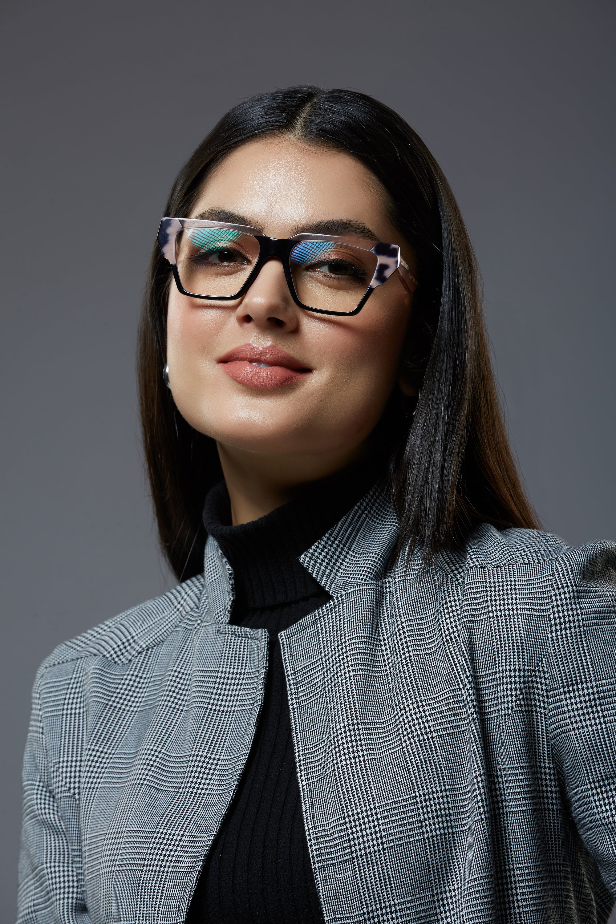 Edged - Square Unisex Acetate Blue Computer Glasses