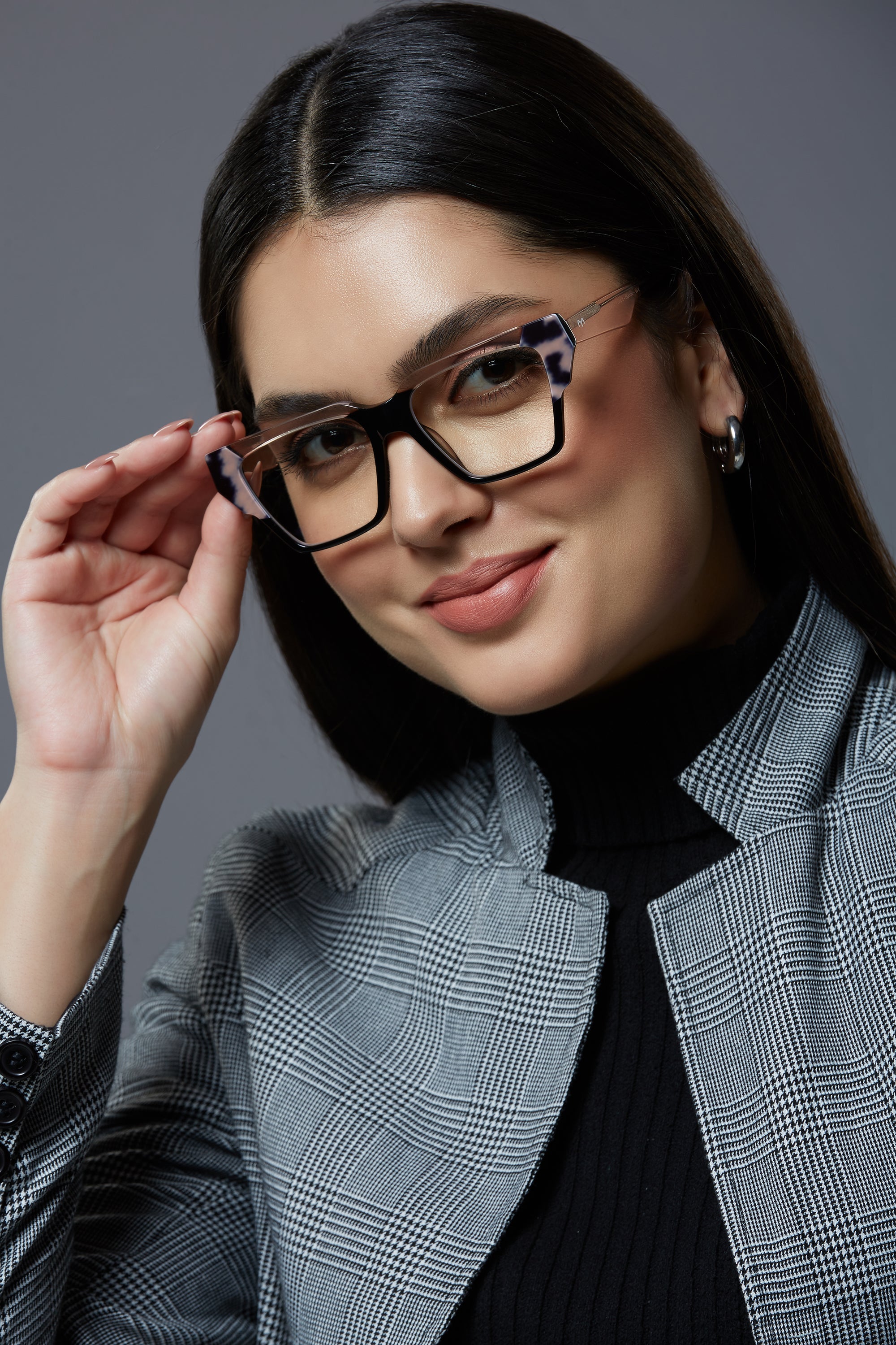 Edged - Square Unisex Acetate Blue Computer Glasses