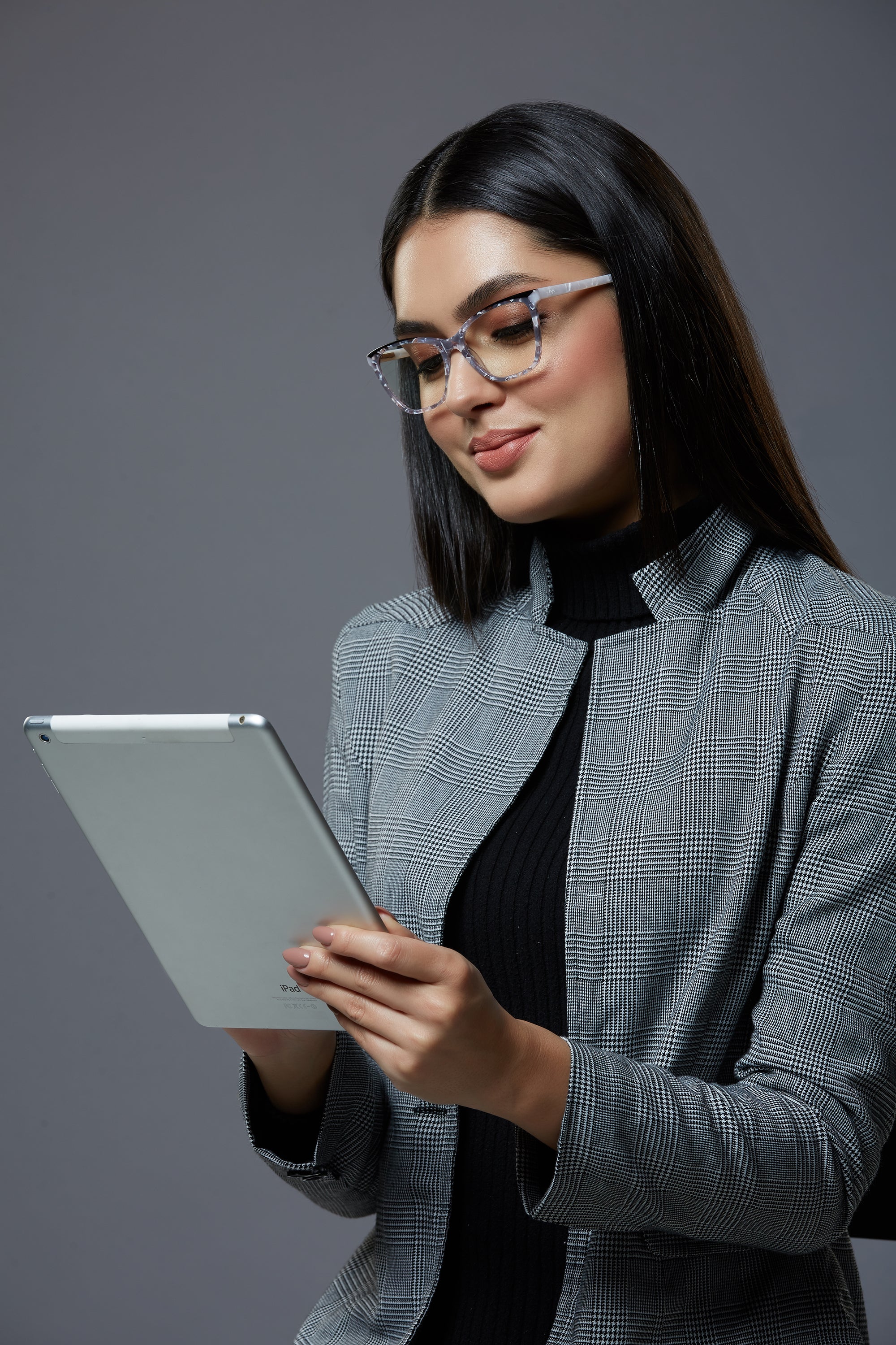 BoxedIn - Unisex Acetate Square Blue Computer Glasses