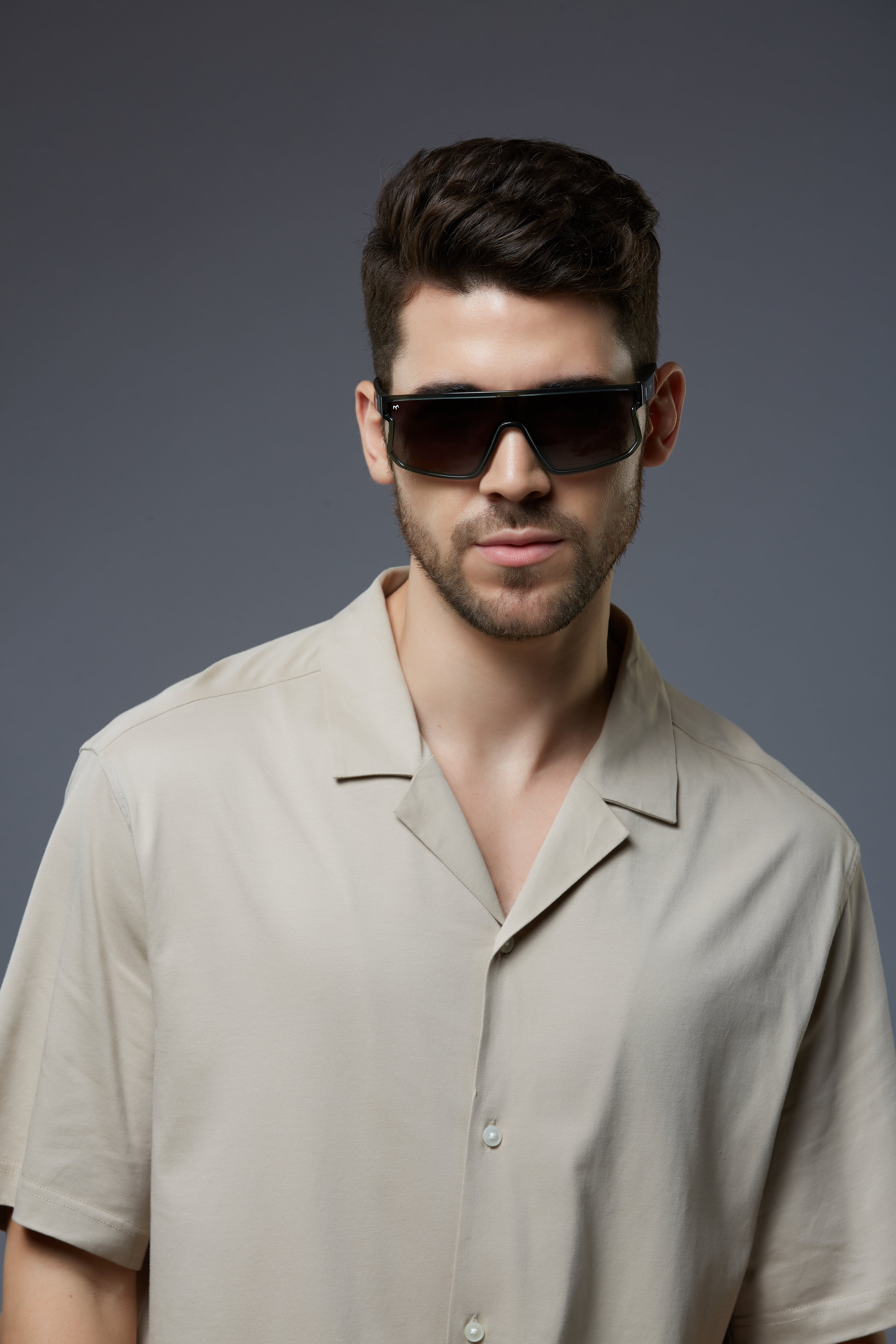 LevelUp - TR PC Lens Black Polarized Sunglasses for Men