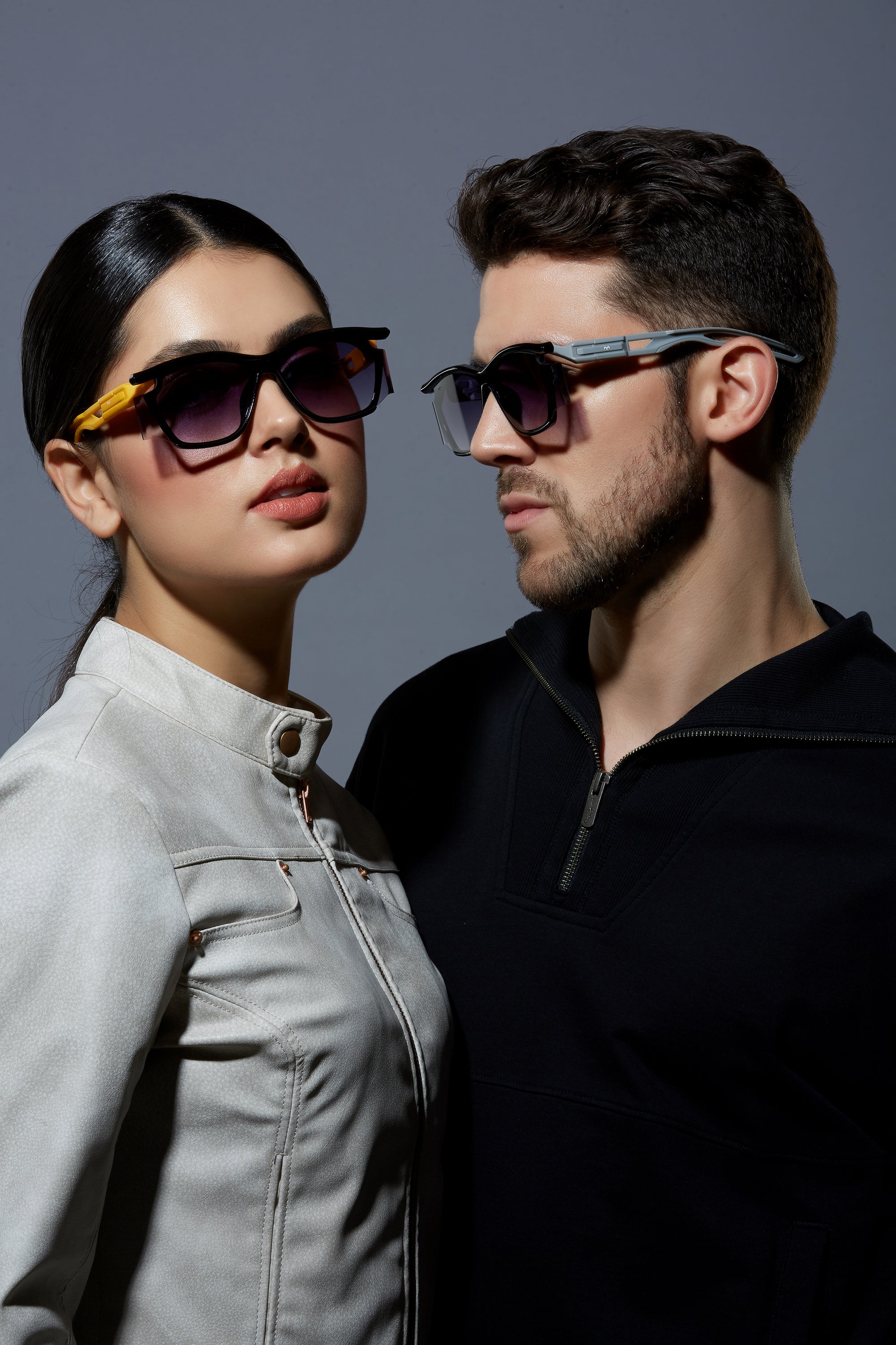 FunkyVibes - TR Big Black Sunglasses for Men