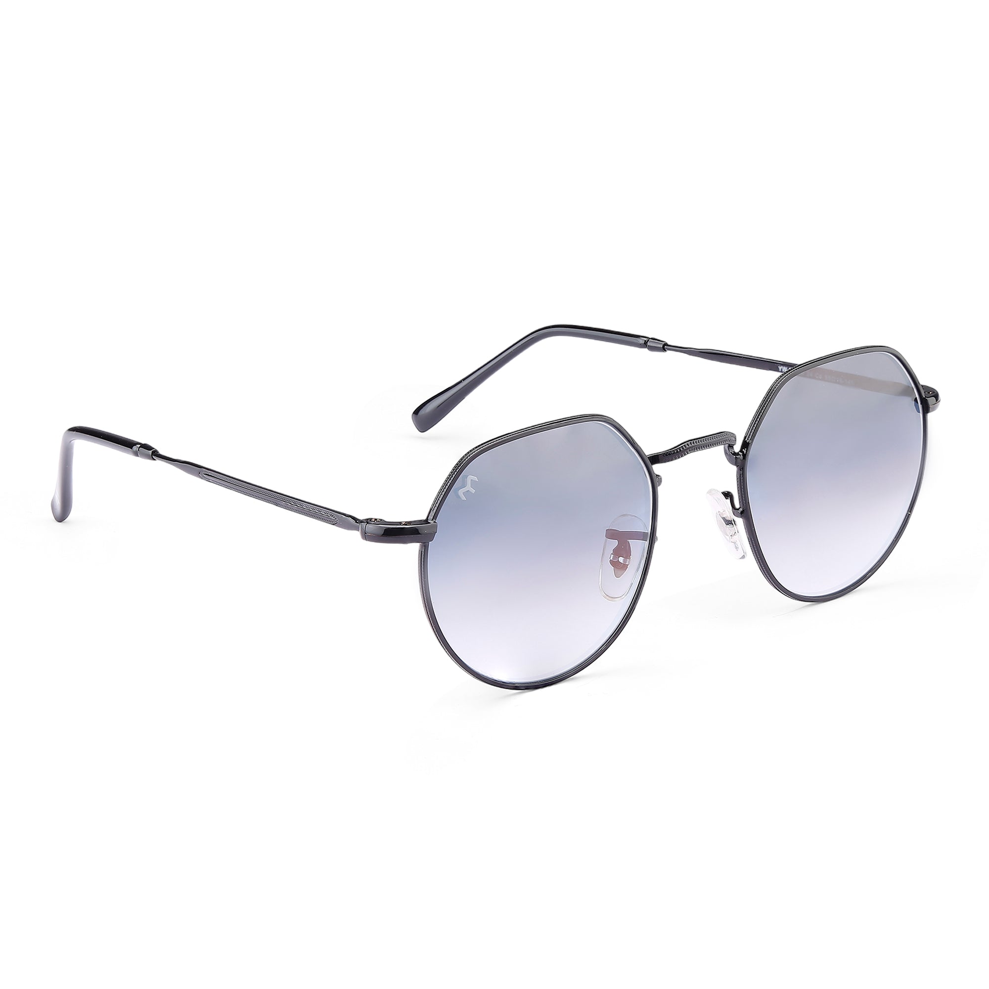 HexStar - Black Metal Unisex Hexagon Sunglasses