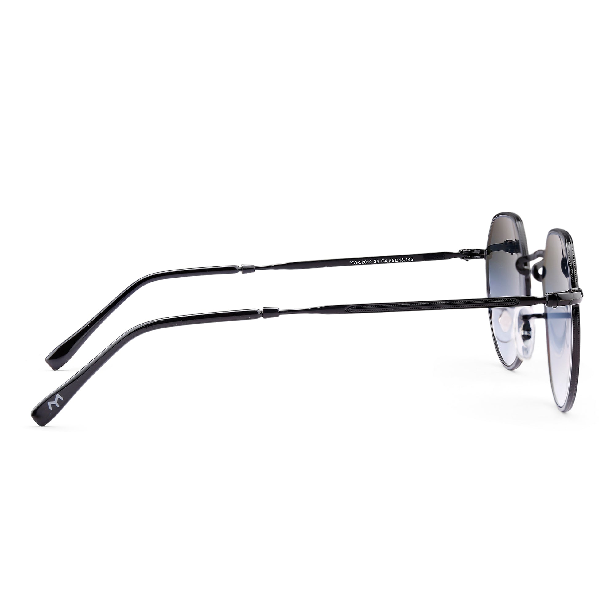 HexStar - Black Metal Unisex Hexagon Sunglasses