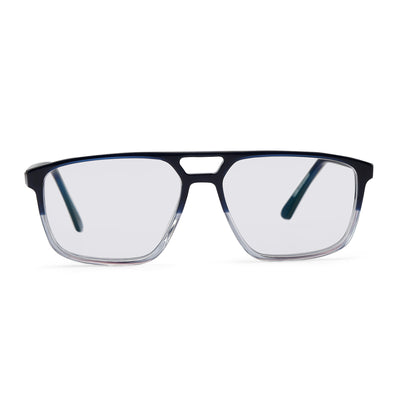 RectaClear - Acetate Blue Computer Glasses for Men
