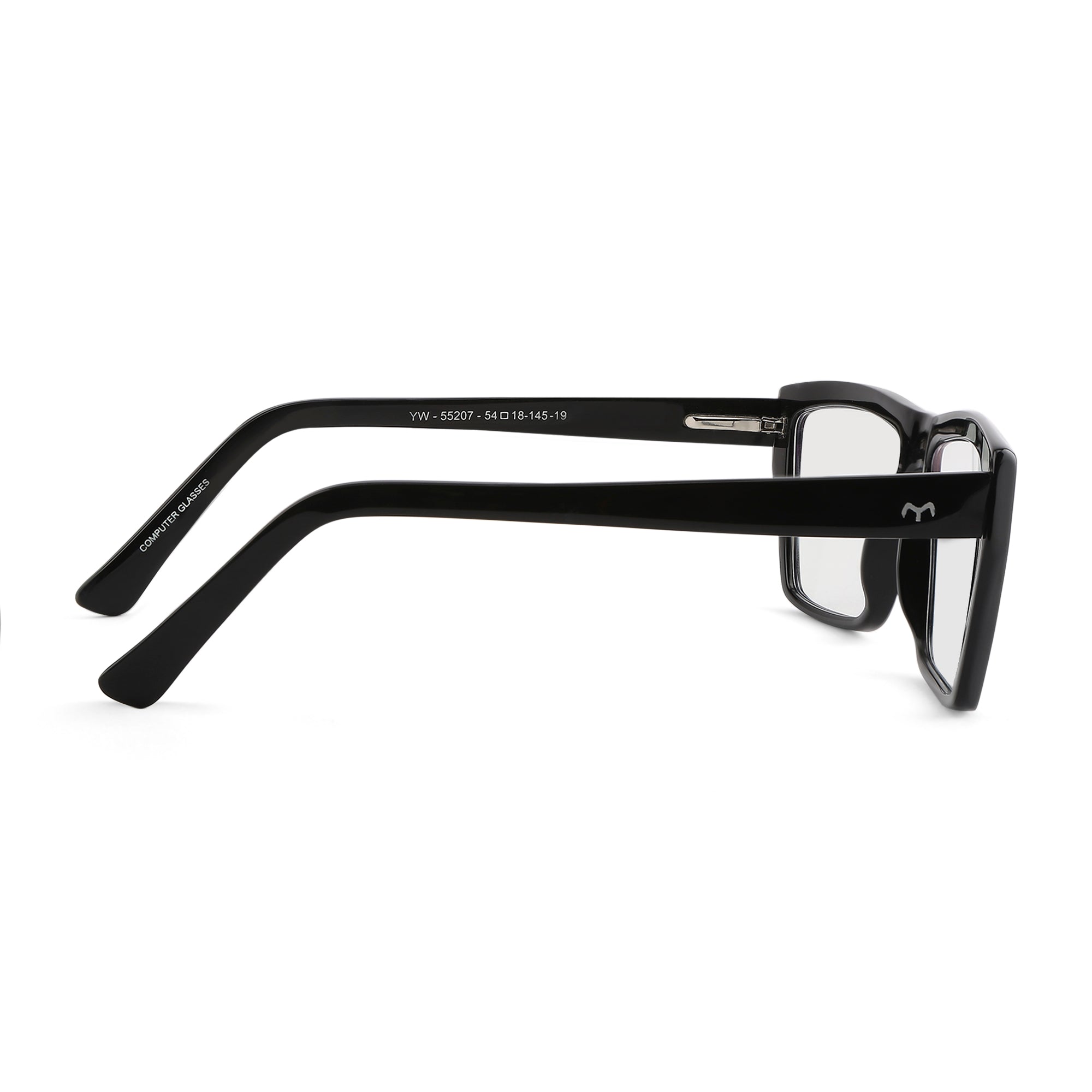 RectaLens - Unisex Rectangle Acetate Blue Computer Glasses