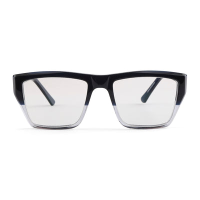 RectaLens - Unisex Rectangle Acetate Blue Computer Glasses