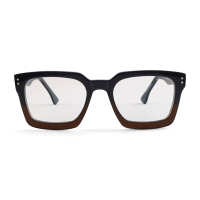RectaLux - Unisex Rectangle Acetate Blue Computer Glasses