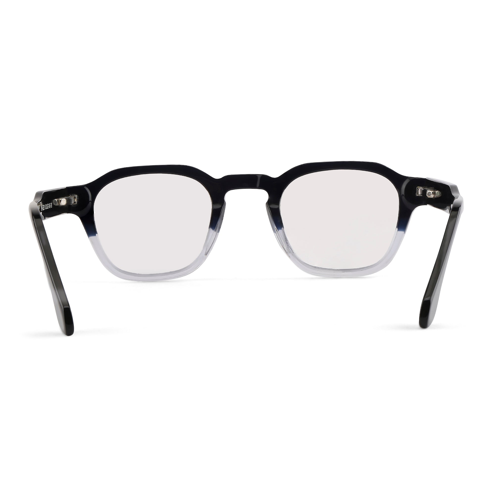BitBox - Square Unisex Acetate Blue Computer Glasses