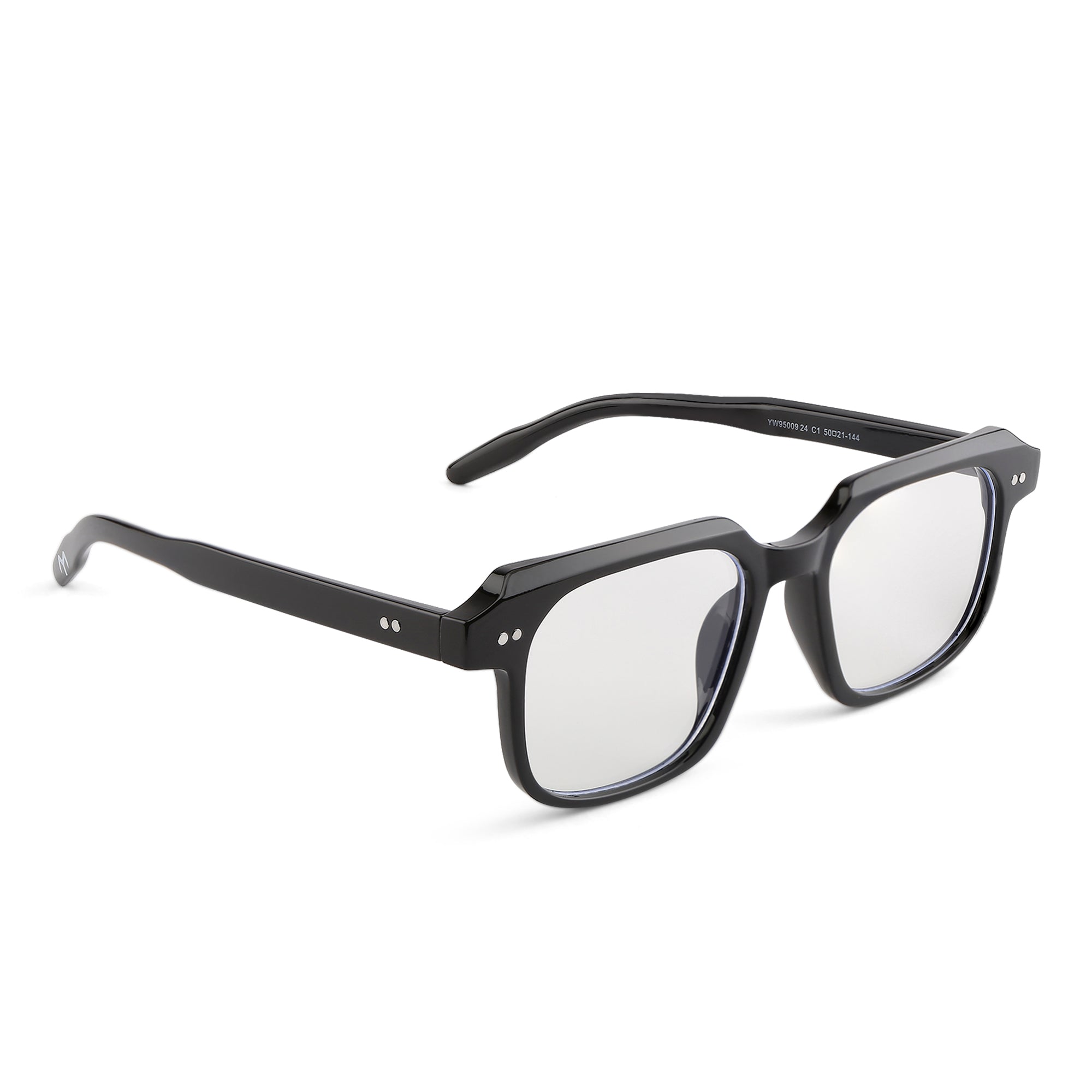Sharp - Acetate Square Blue Computer Glasses for Men
