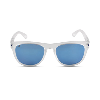 Shadeways - TR Blue Polarized Wayfarer Sunglasses for Men