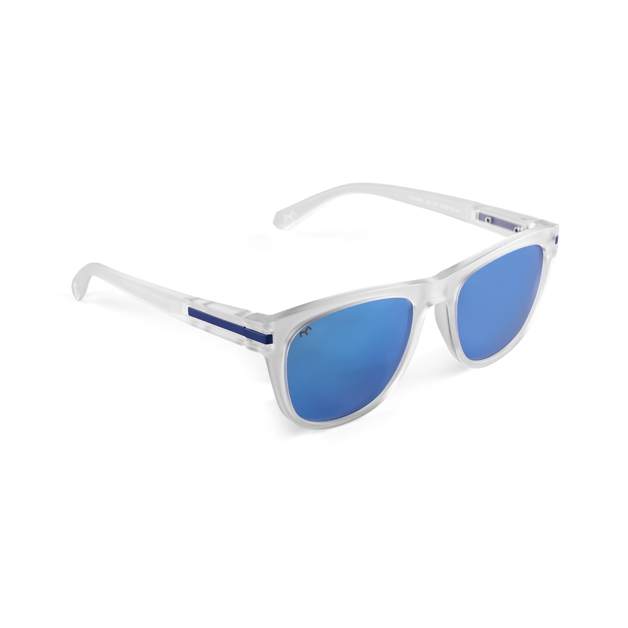 Shadeways - TR Blue Polarized Wayfarer Sunglasses for Men