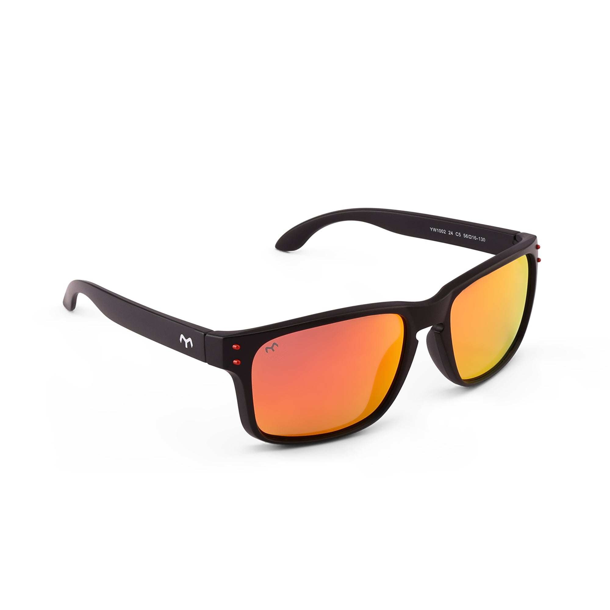 RectEdge - TR Orange Polarized Rectangle Sunglasses for Men