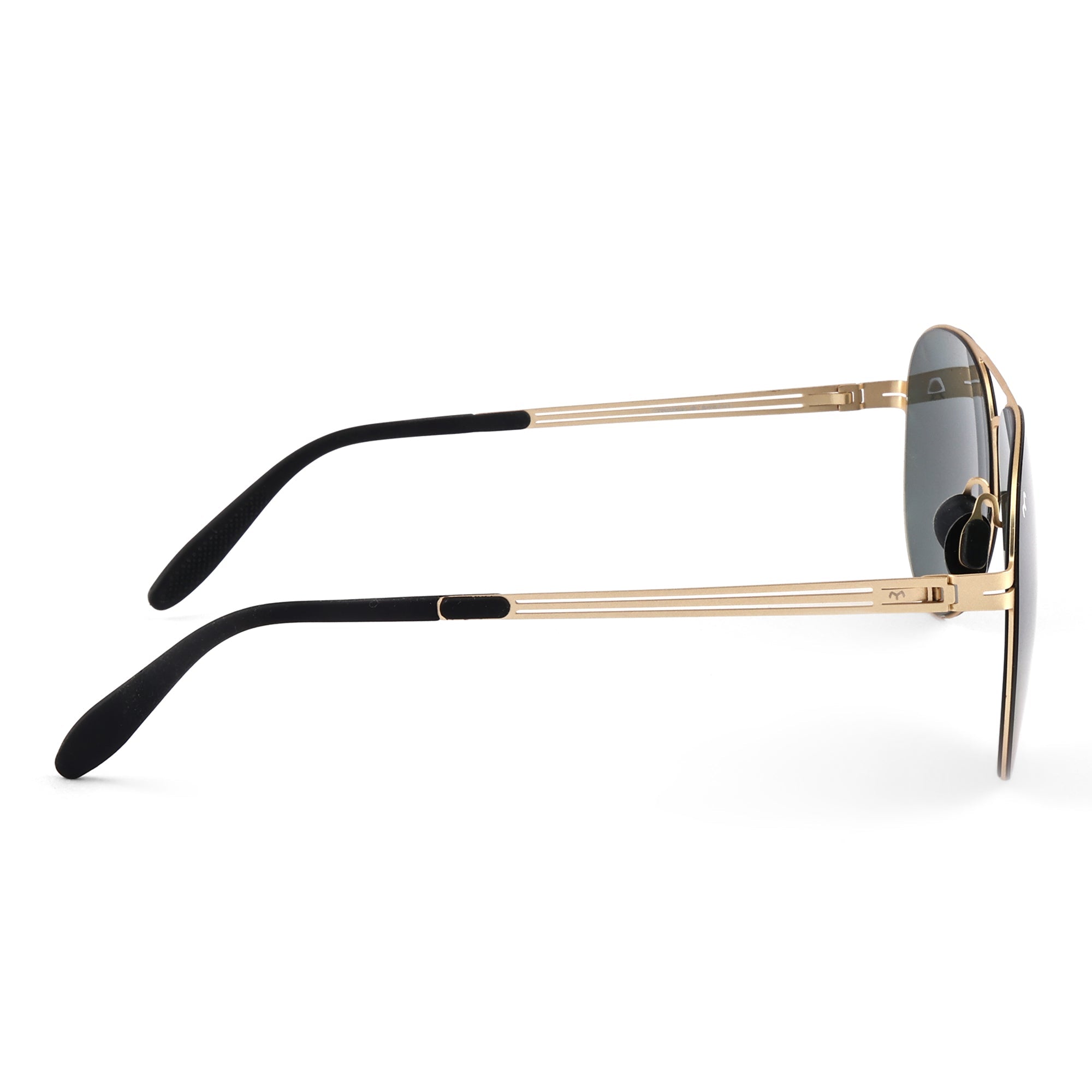 Maverick - Deep Green Metal Aviator Sunglasses for Men