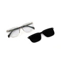 RectaLux - TR Unisex Black Polarized Clip-on Glasses