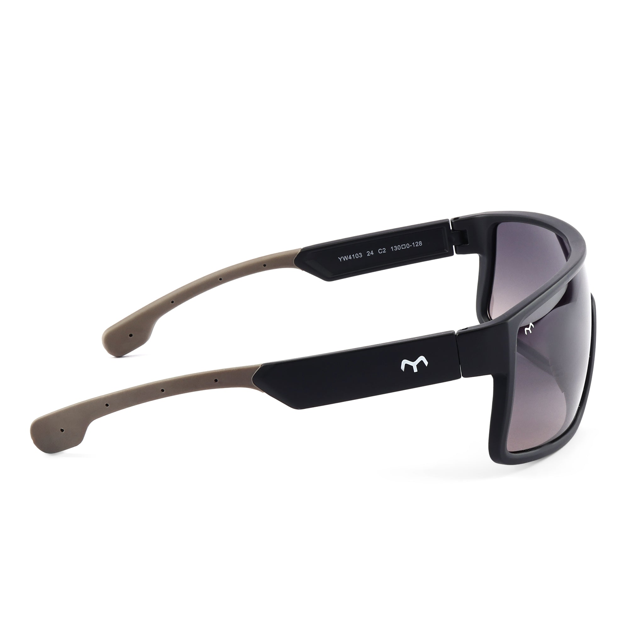 GameOn - TR PC Lens Black Polarized Sunglasses for Men