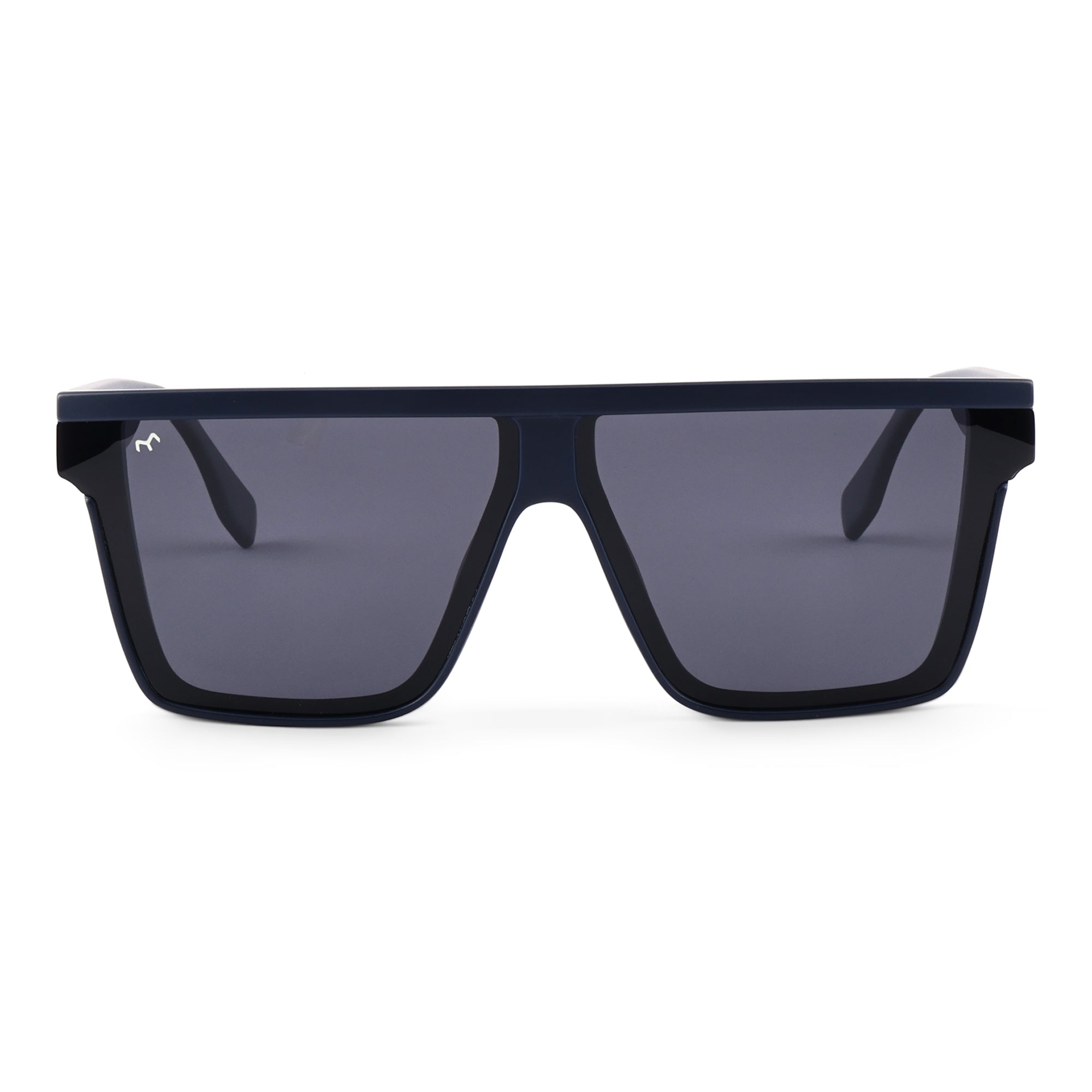 BigParty - TR Big Square Black Polarized Sunglasses for Men