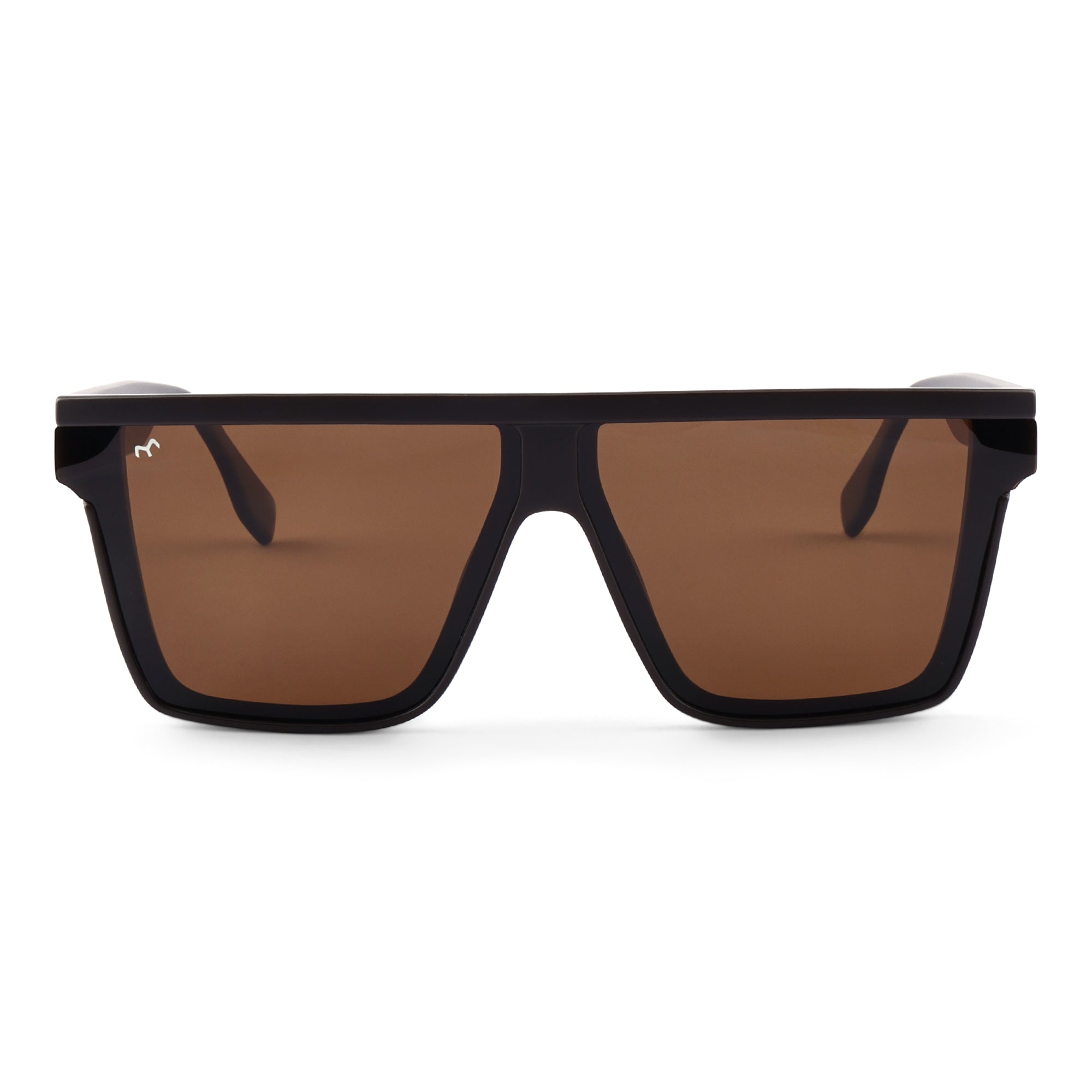 BigParty - TR Big Square Brown Polarized Sunglasses for Men