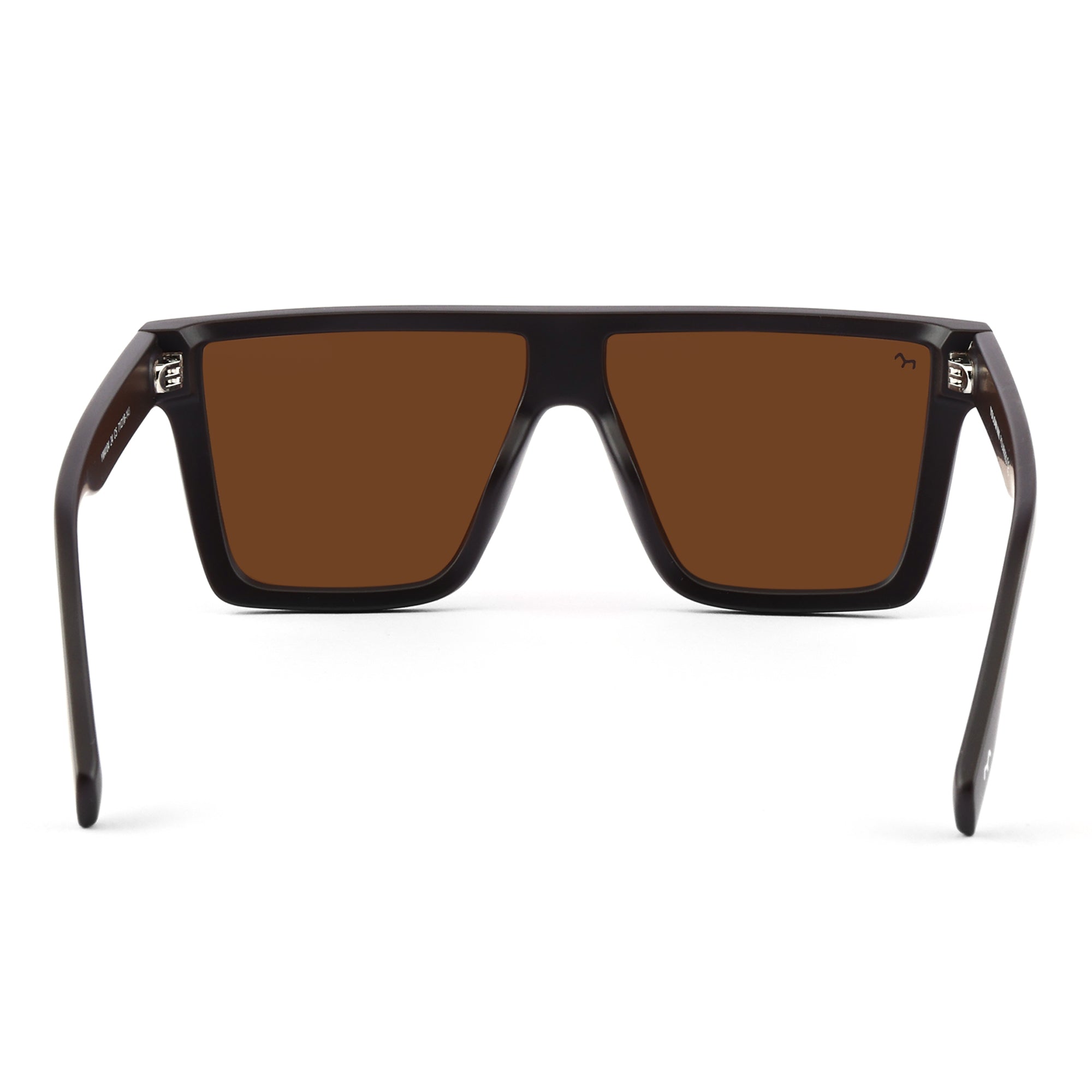 BigParty - TR Big Square Brown Polarized Sunglasses for Men