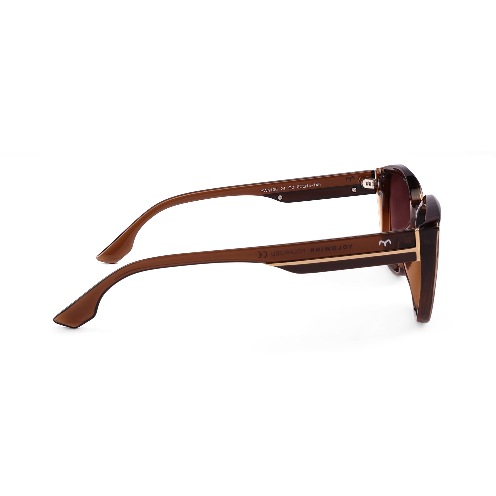 Catnip - TR Brown Polarized Cat Eye Glasses