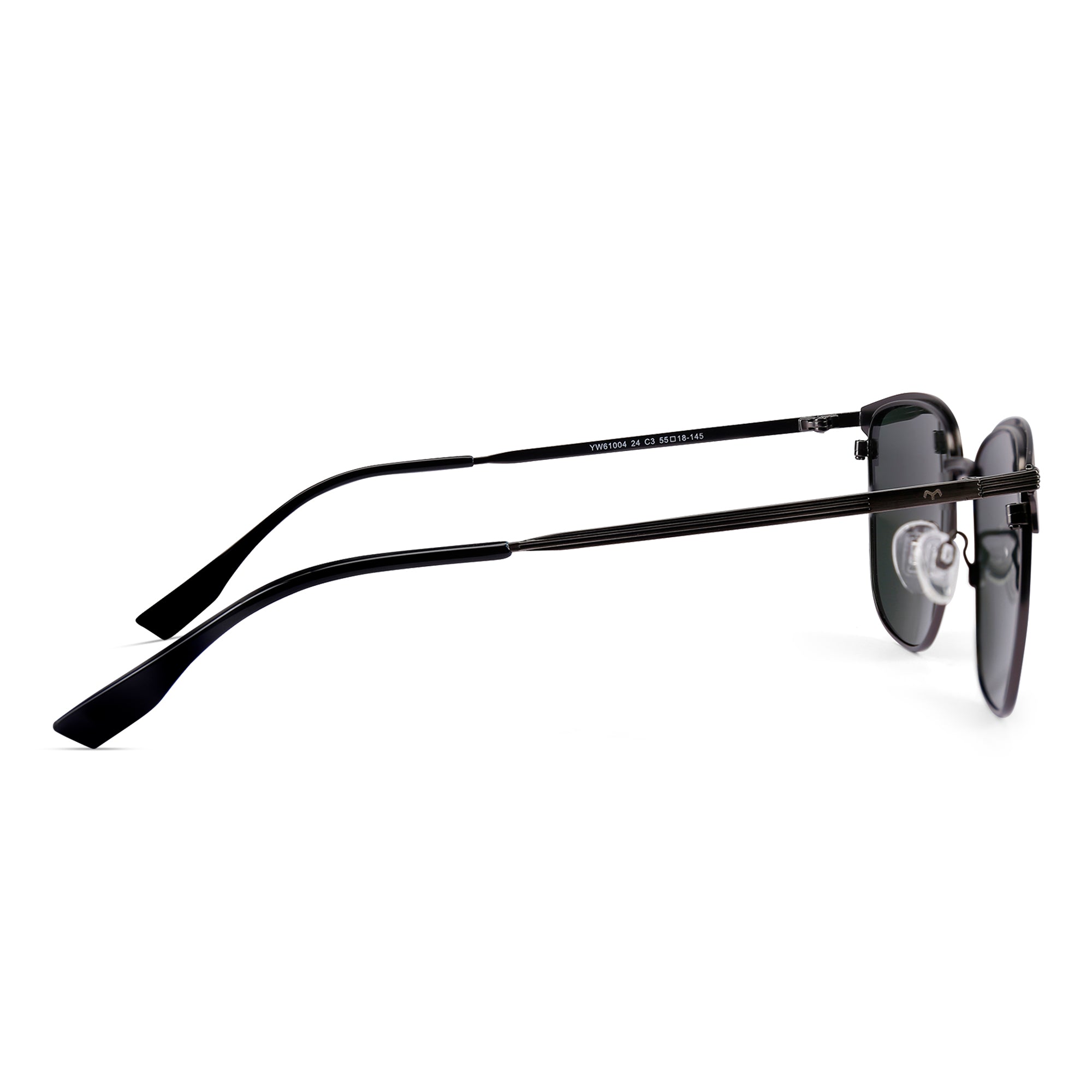 GentBriz - Metal Deep Green Clubmaster Sunglasses for Men