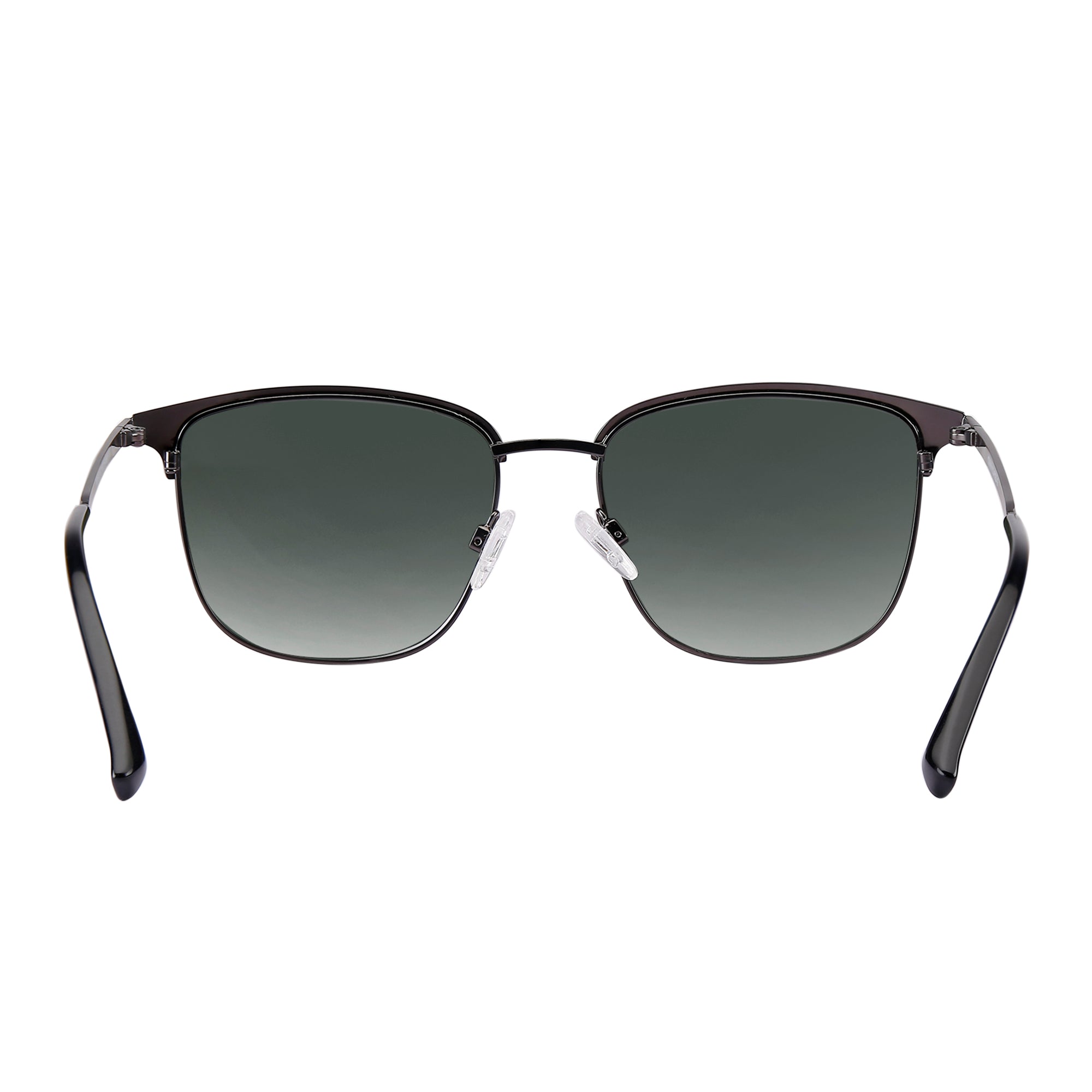 GentBriz - Metal Deep Green Clubmaster Sunglasses for Men