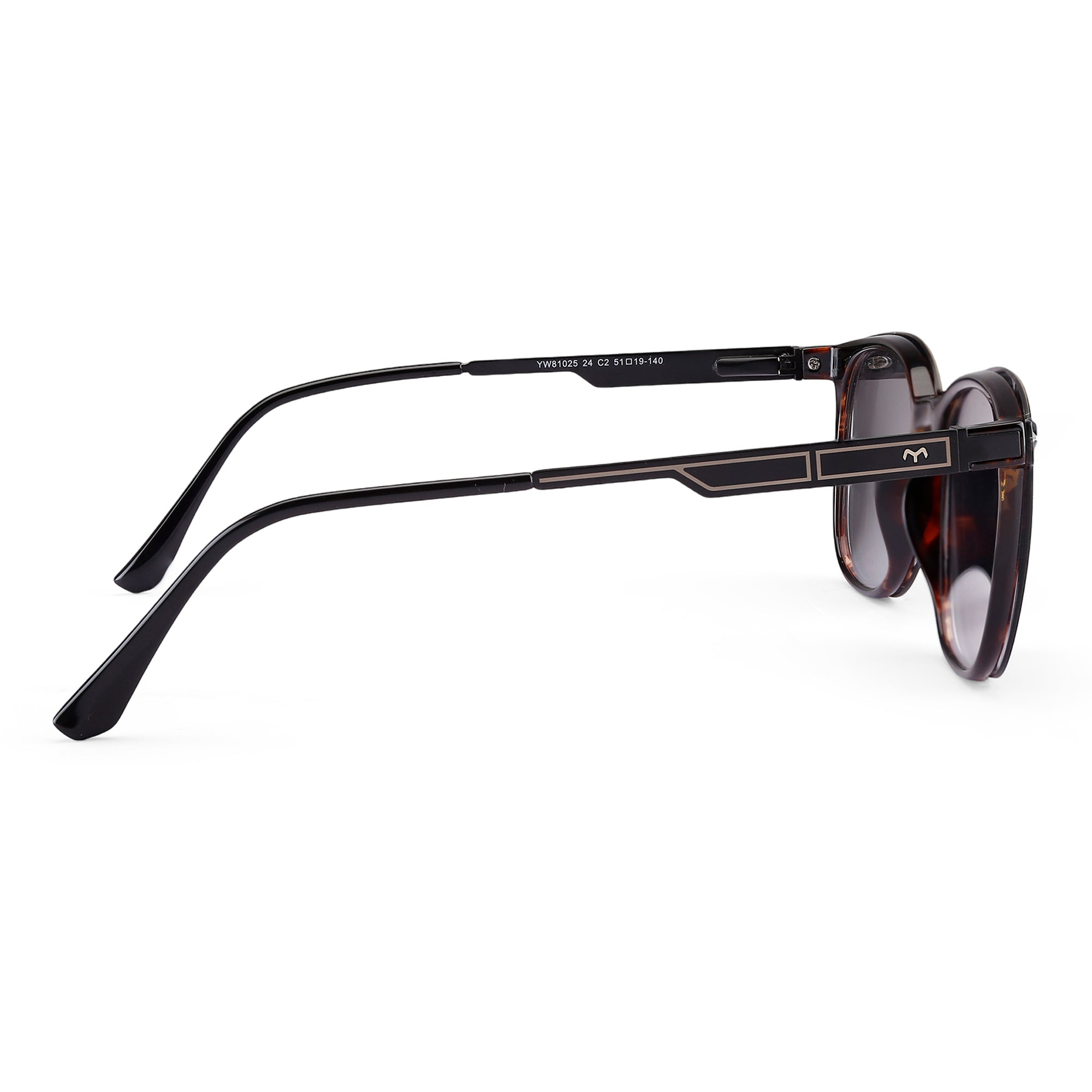 Squovaluxe - TR Metal Black Curve Square Men's Clip-on Glasses