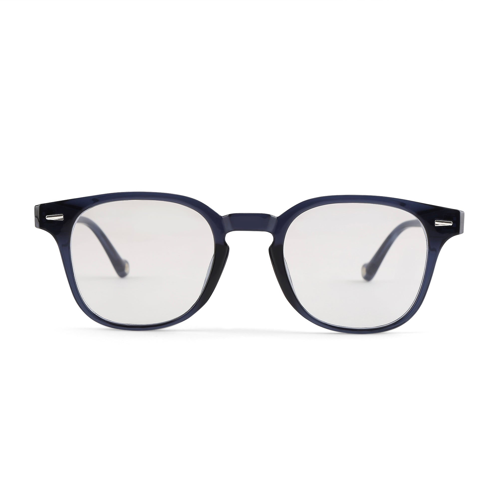 BoxedIn - Unisex Acetate Square Blue Computer Glasses